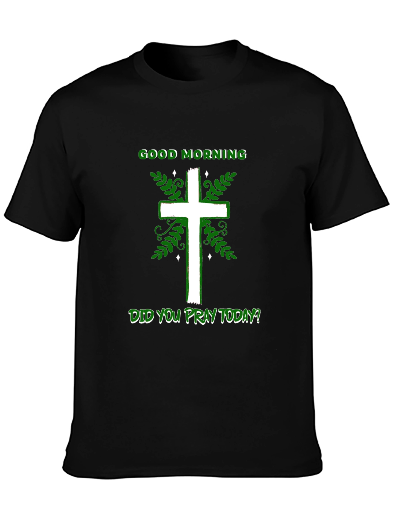 Good Morning Christian Cross T-Shirt