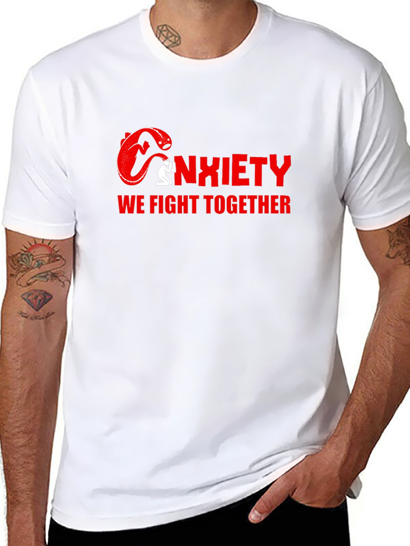 Anxiety We Fight Together Graphic T-Shirt