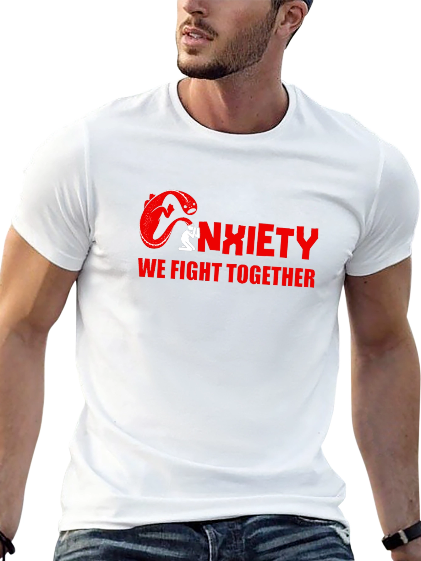 Anxiety We Fight Together Graphic T-Shirt