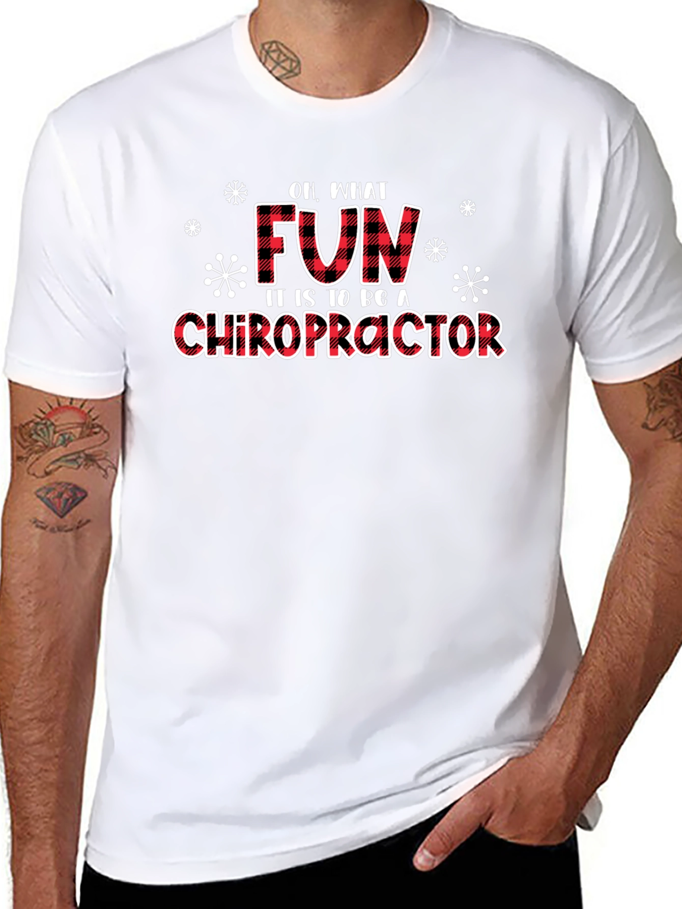 Funny Chiropractic T-Shirt - Oh What Fun!