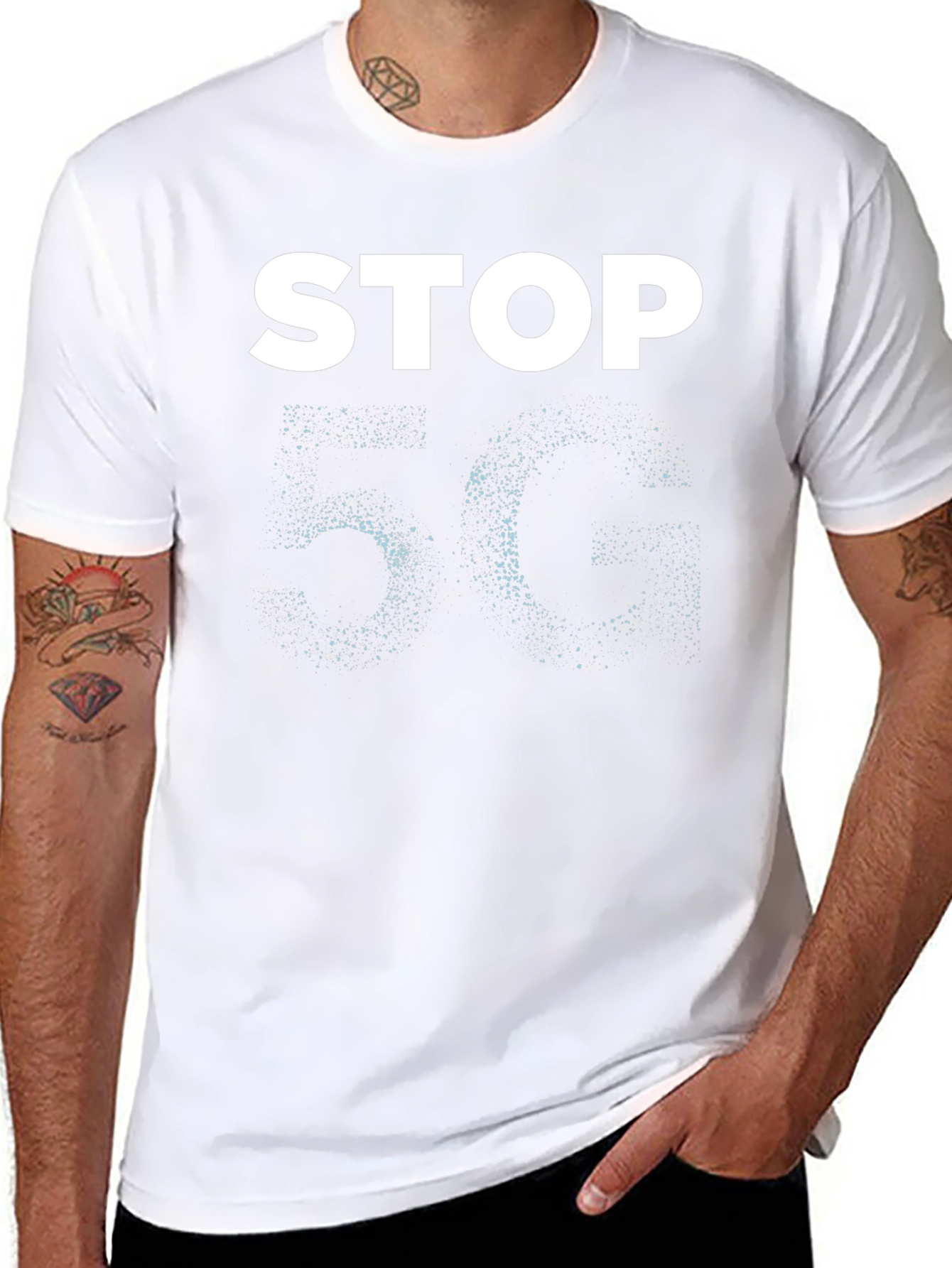 Stop 5G Graphic Tee - Protest Shirt