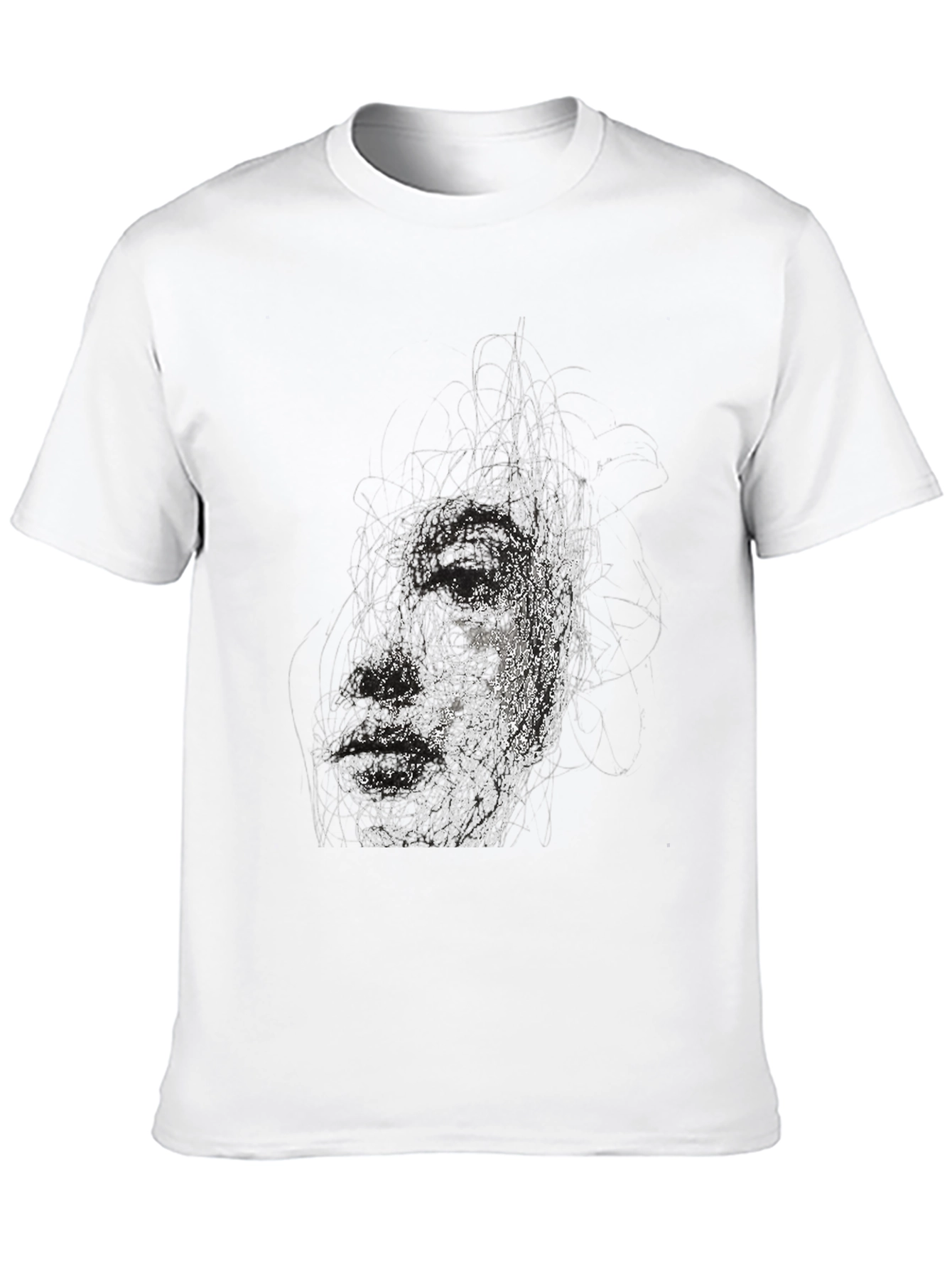 Abstract Black T-Shirt