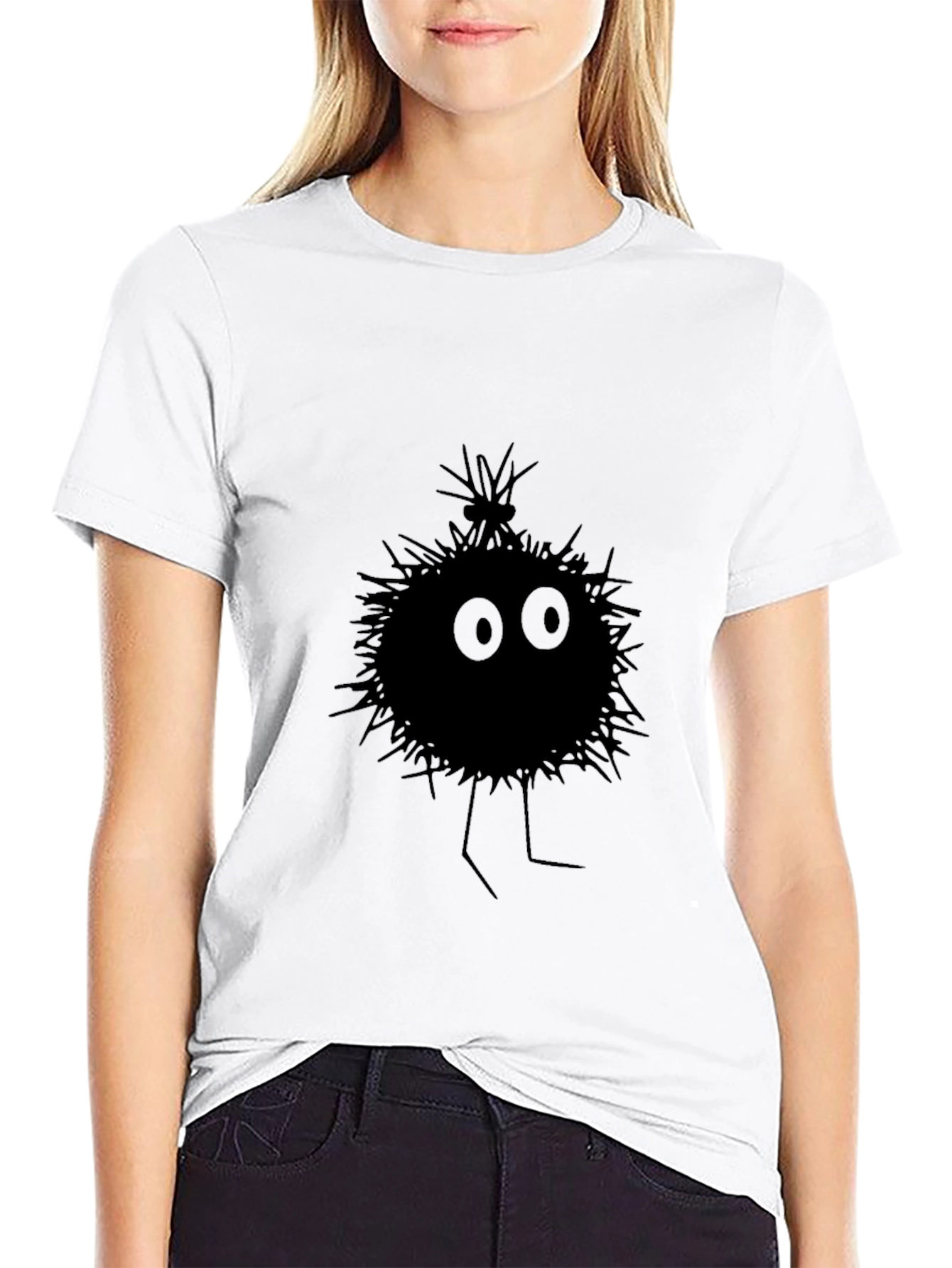 Spirited Away Soot Sprite Mens Black T-Shirt