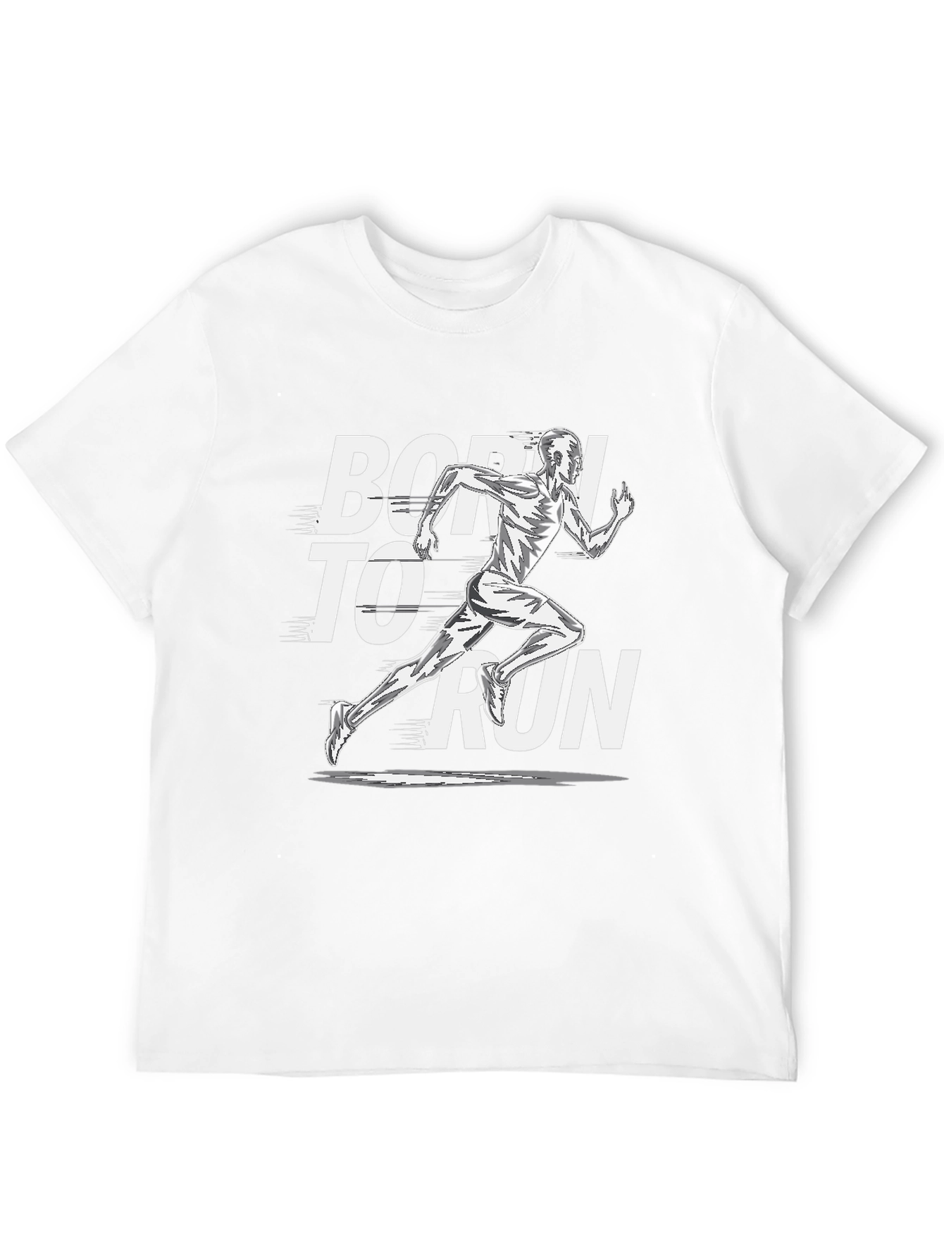 Born to Run Black Graphic Tee