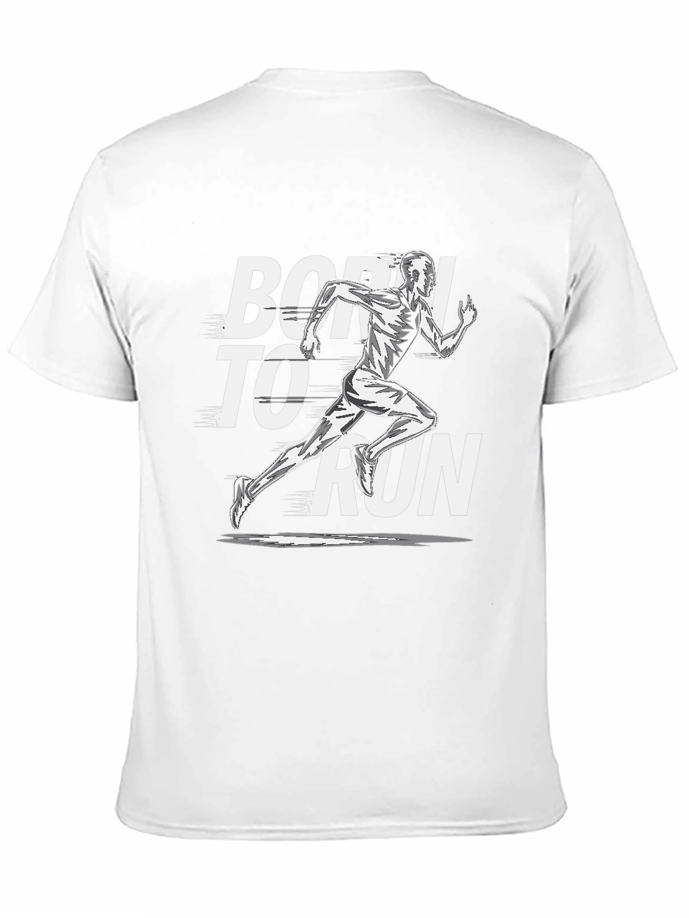 Born to Run Black Graphic Tee