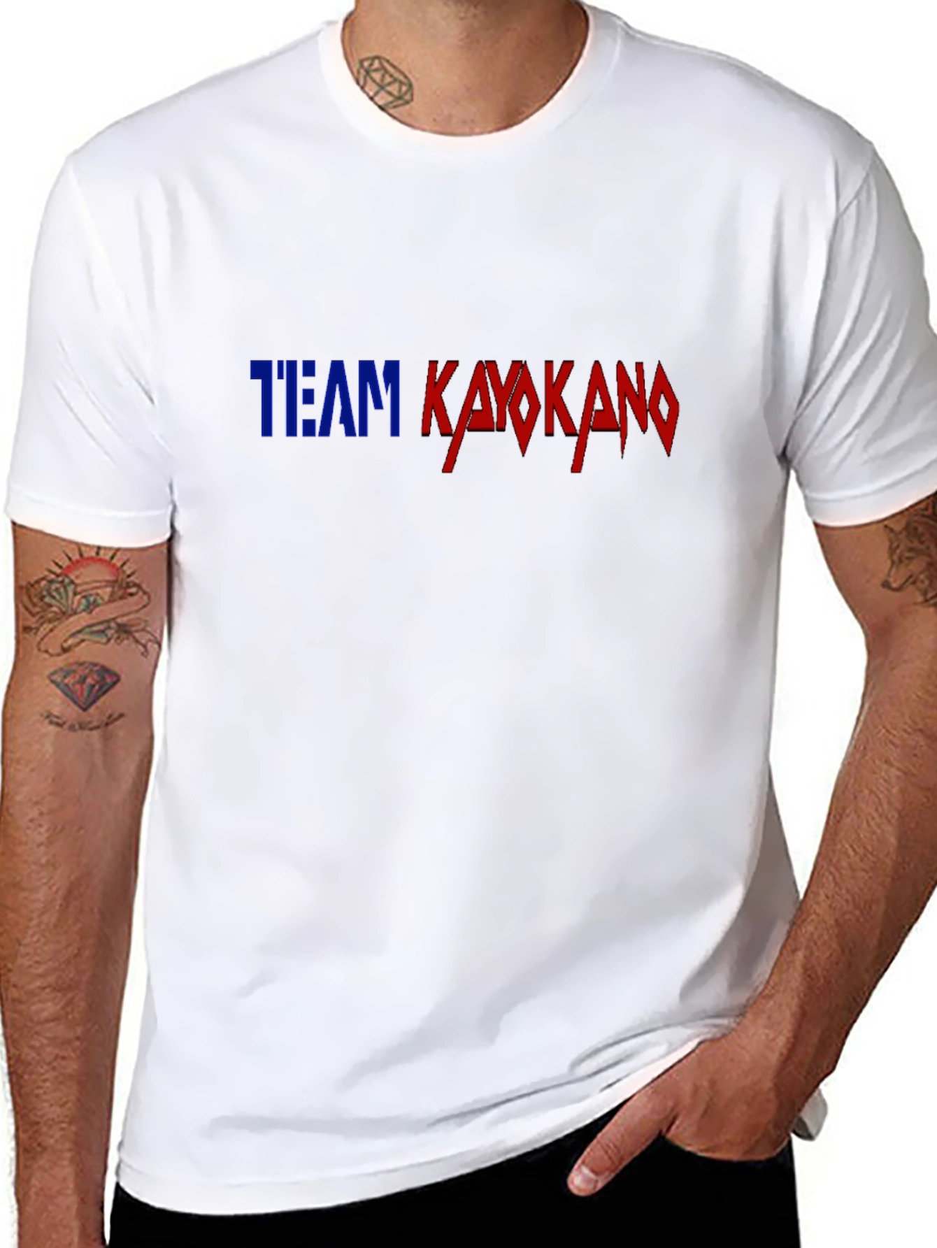 Team Kayokano Black Graphic Tee