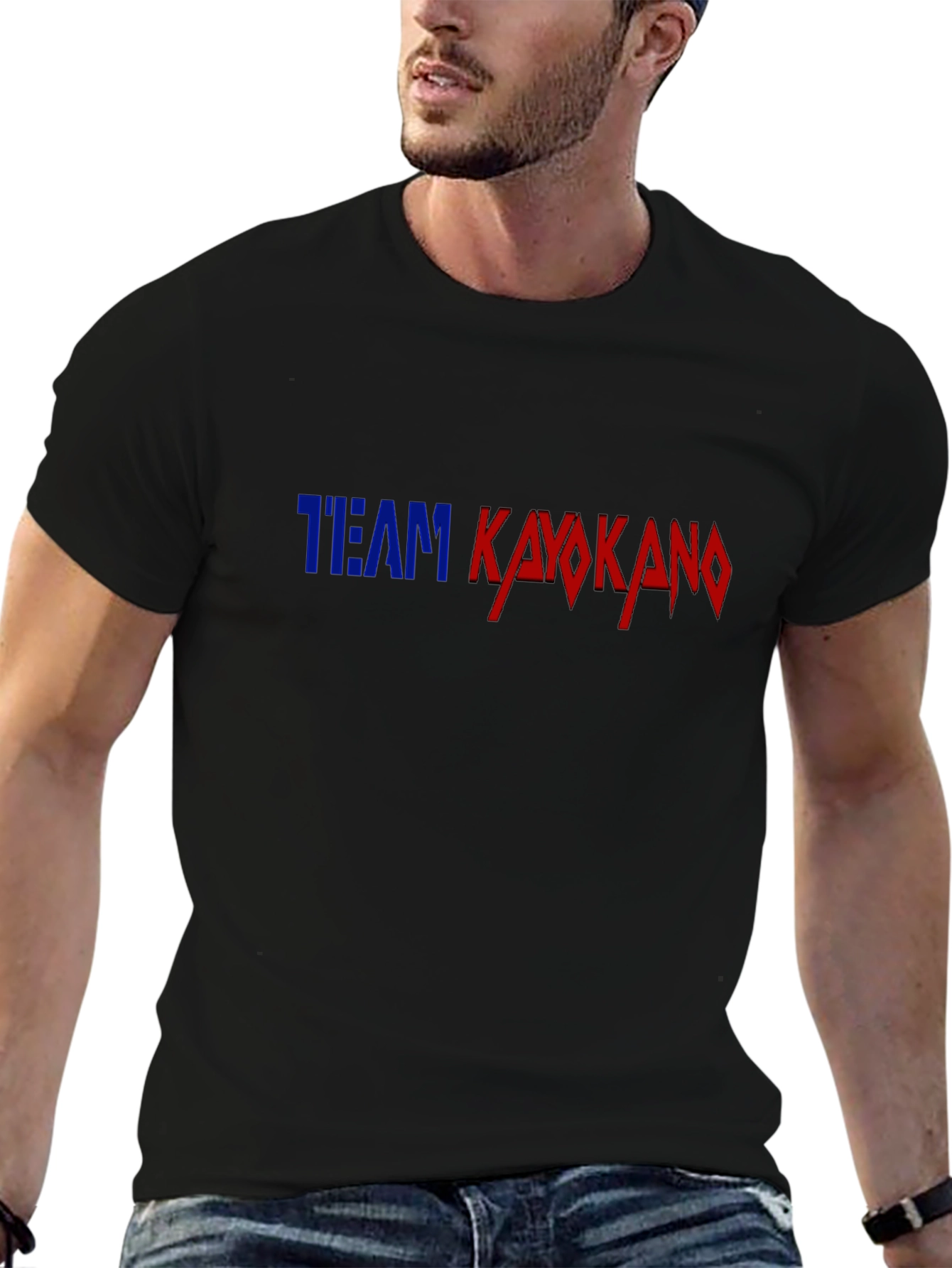 Team Kayokano Black Graphic Tee