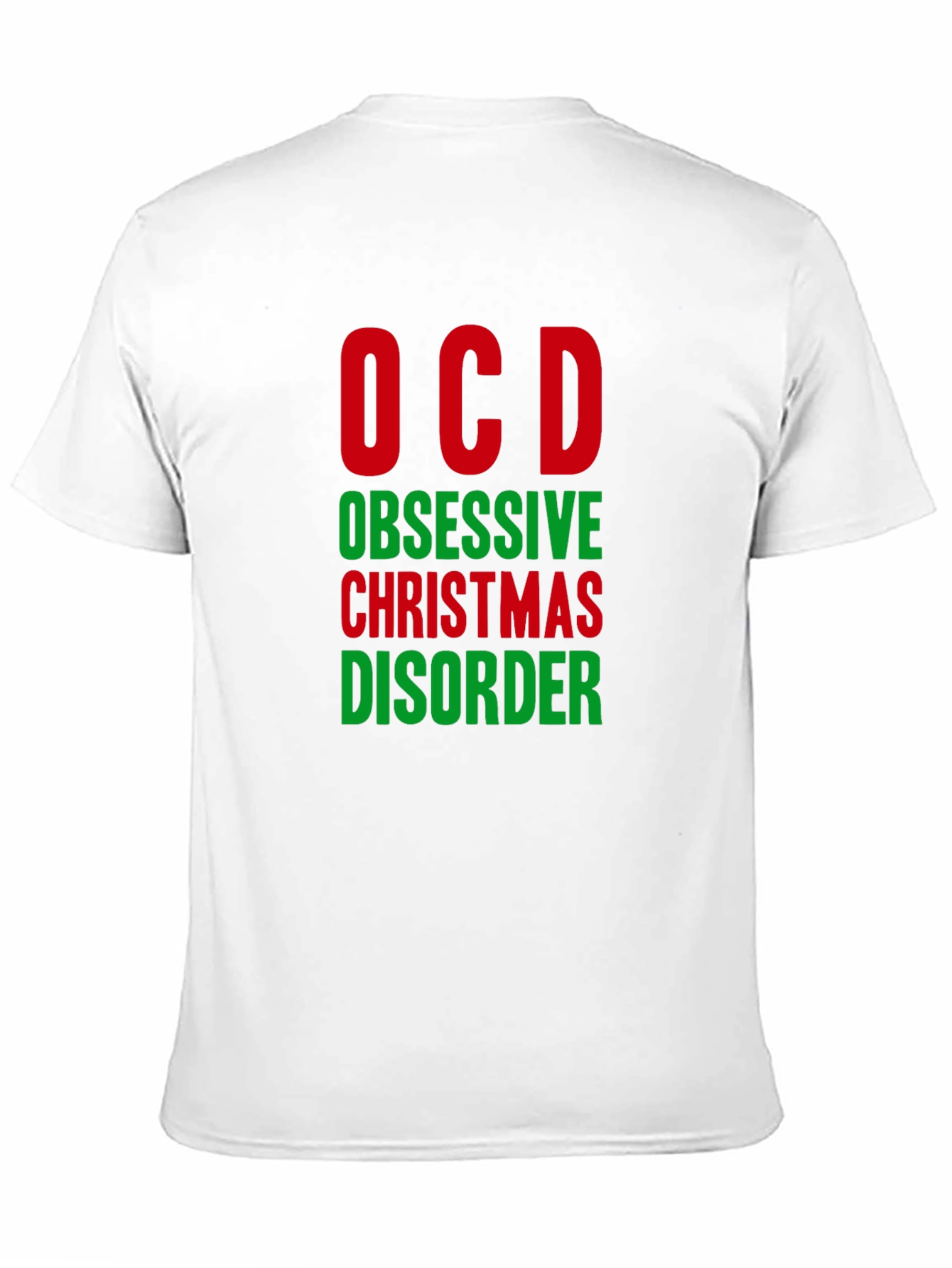 OCD Obsessive Christmas Disorder Funny T-Shirt