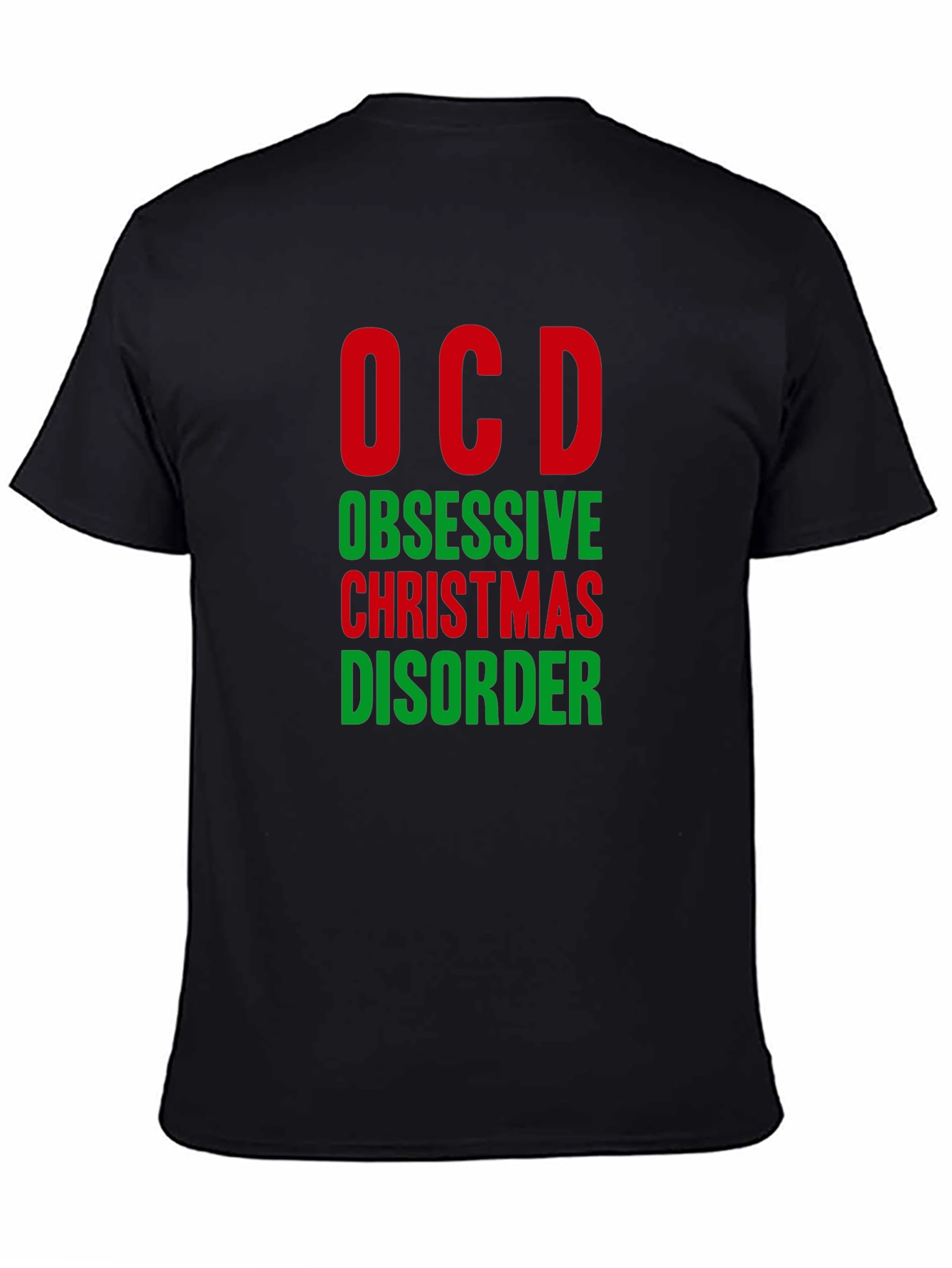 OCD Obsessive Christmas Disorder Funny T-Shirt