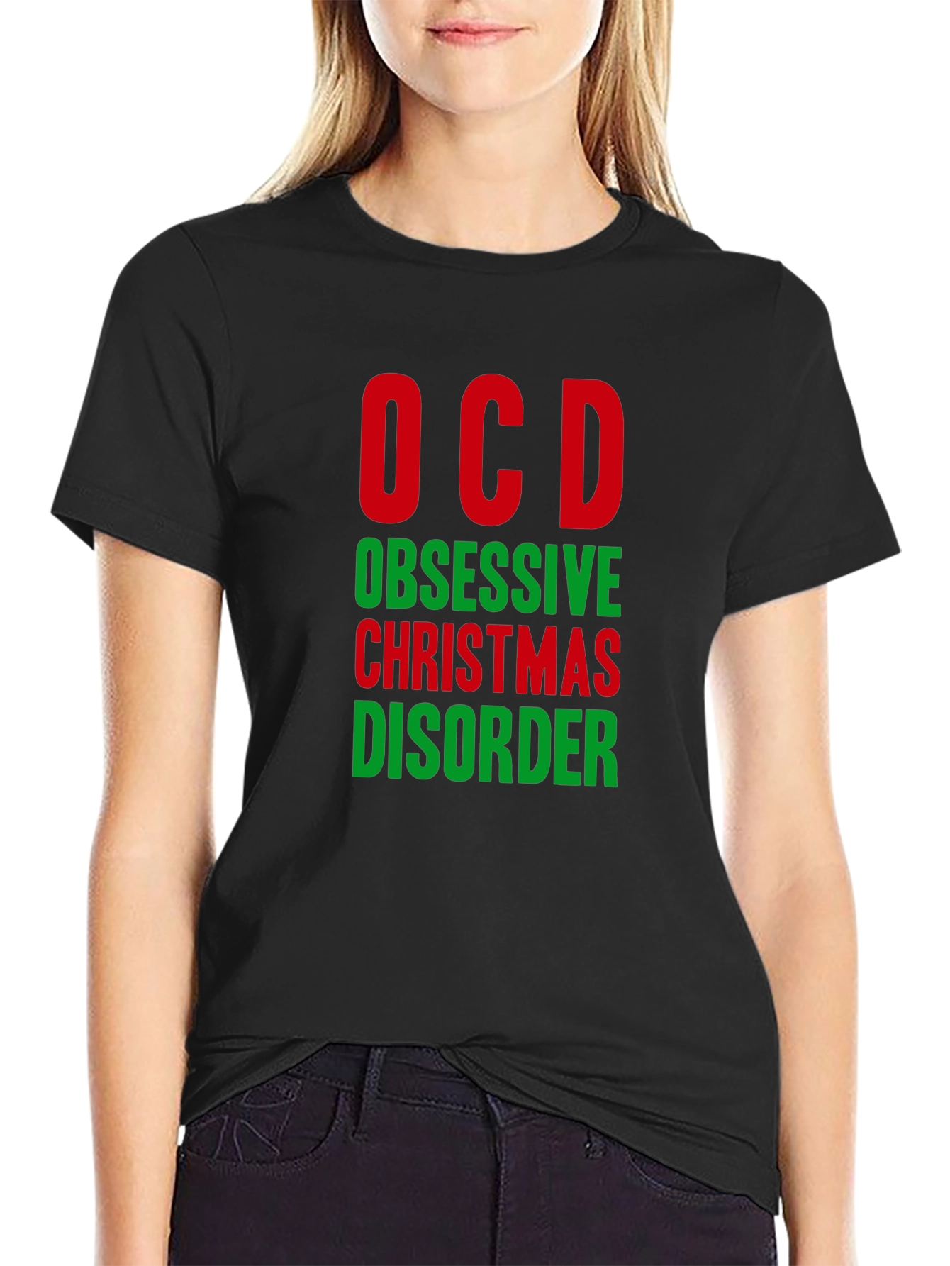 OCD Obsessive Christmas Disorder Funny T-Shirt