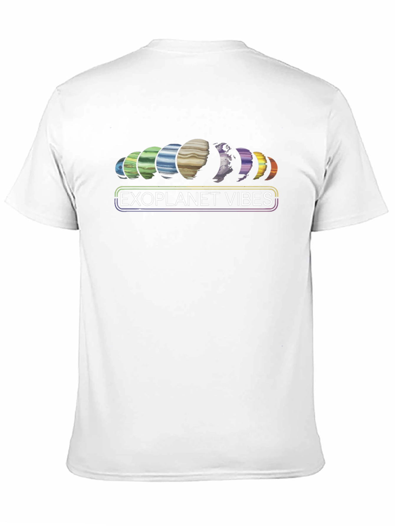Exoplanet Vibes Graphic T-Shirt Cool Space Design