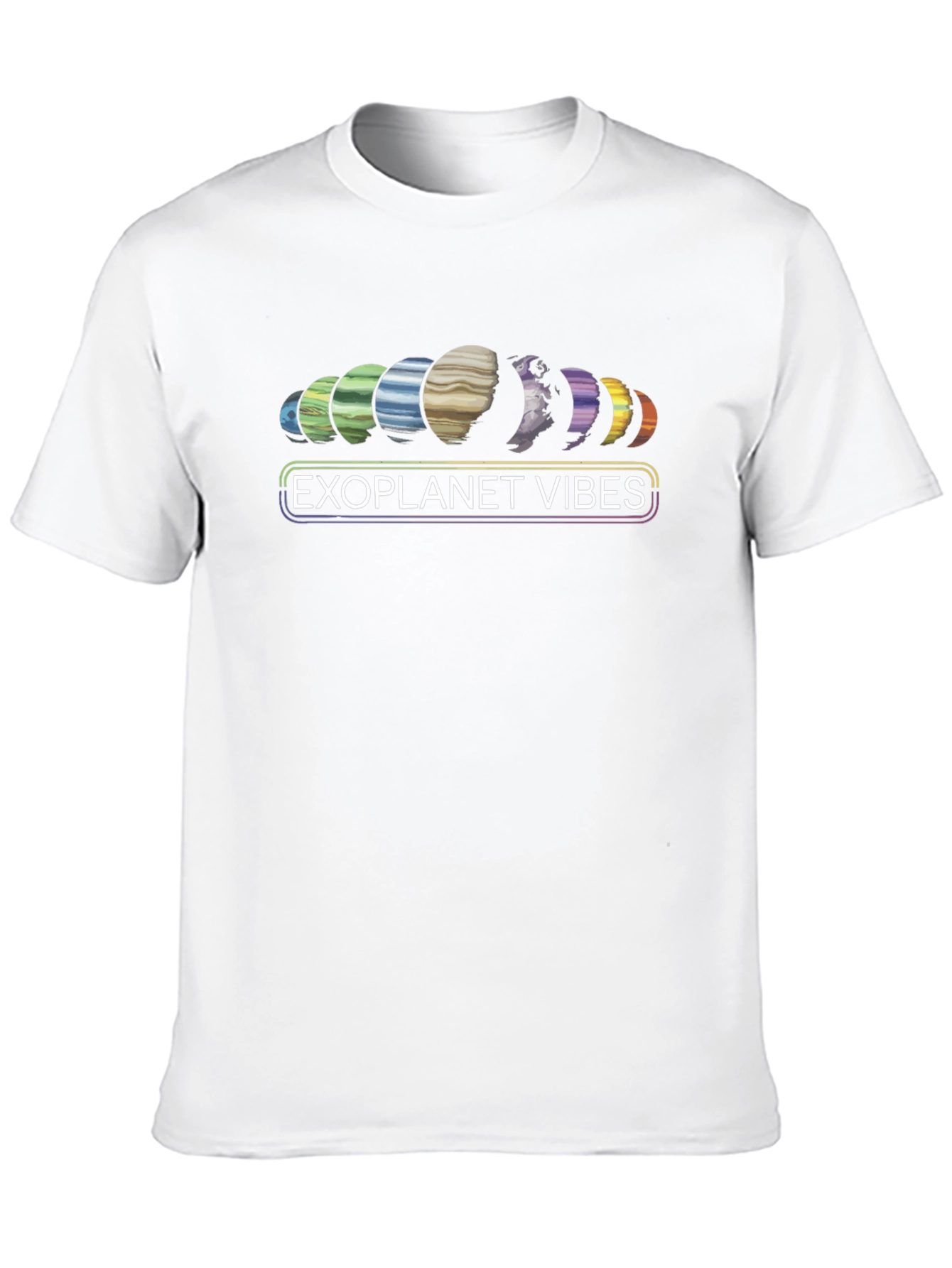 Exoplanet Vibes Graphic T-Shirt Cool Space Design