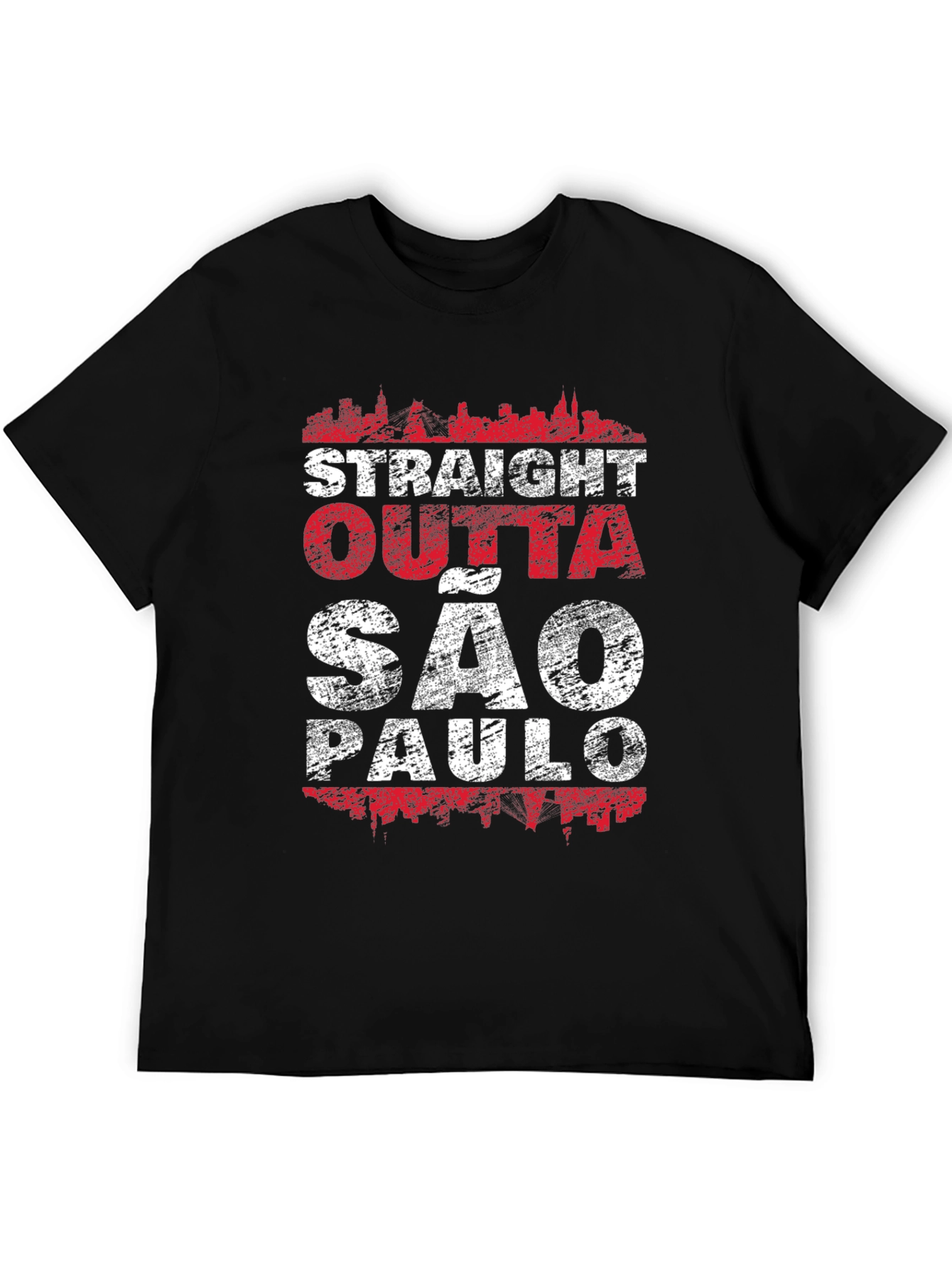 Straight Outta São Paulo Black T-Shirt