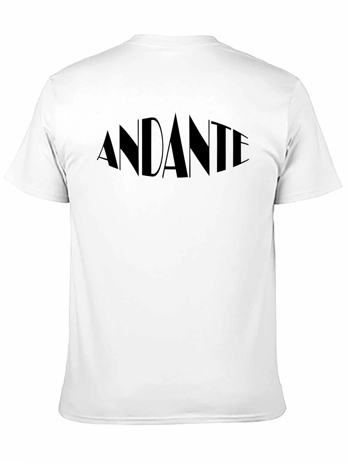 Andante Graphic Print T-Shirt - Black