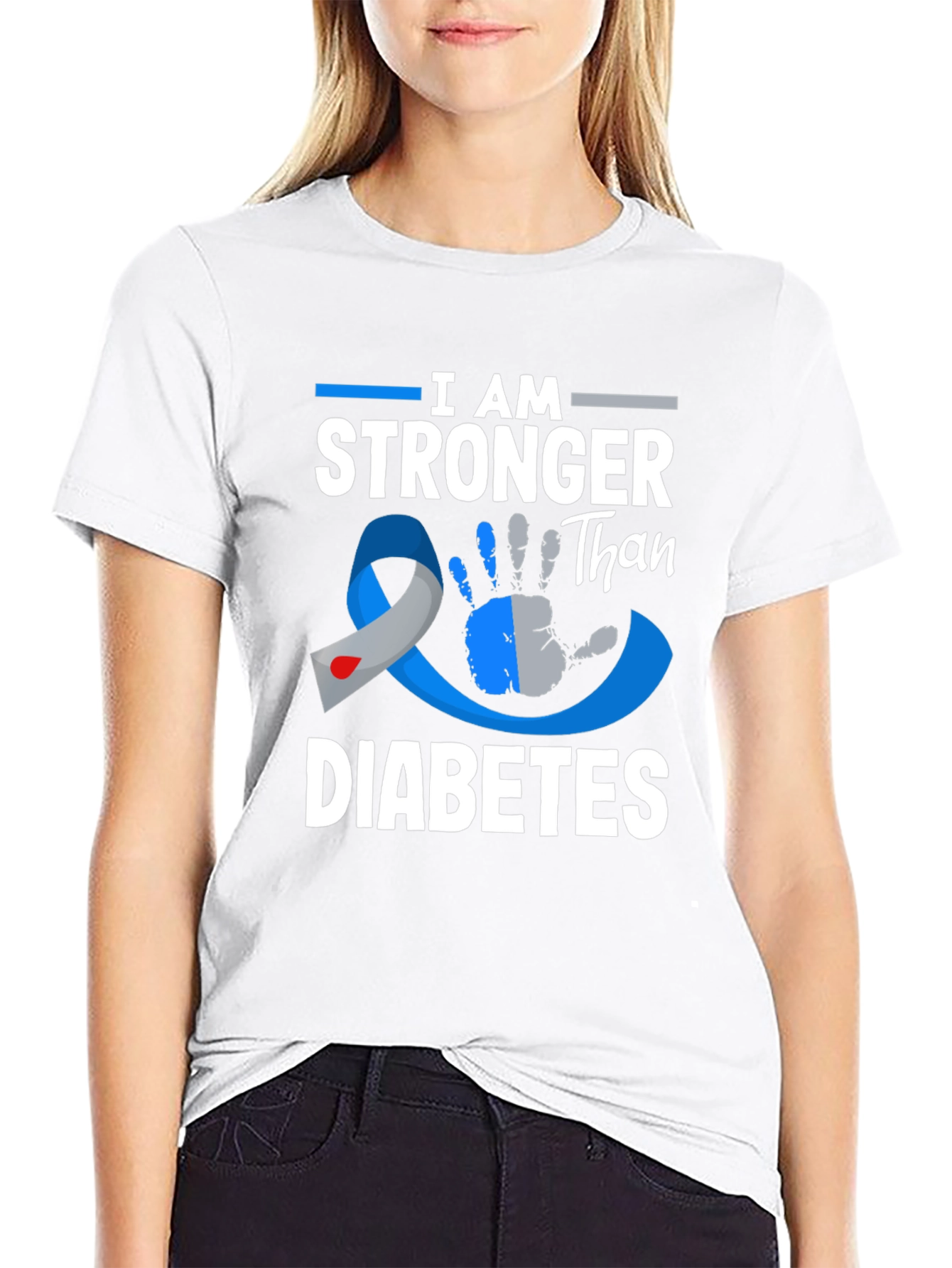 Stronger Than Diabetes Awareness T-Shirt