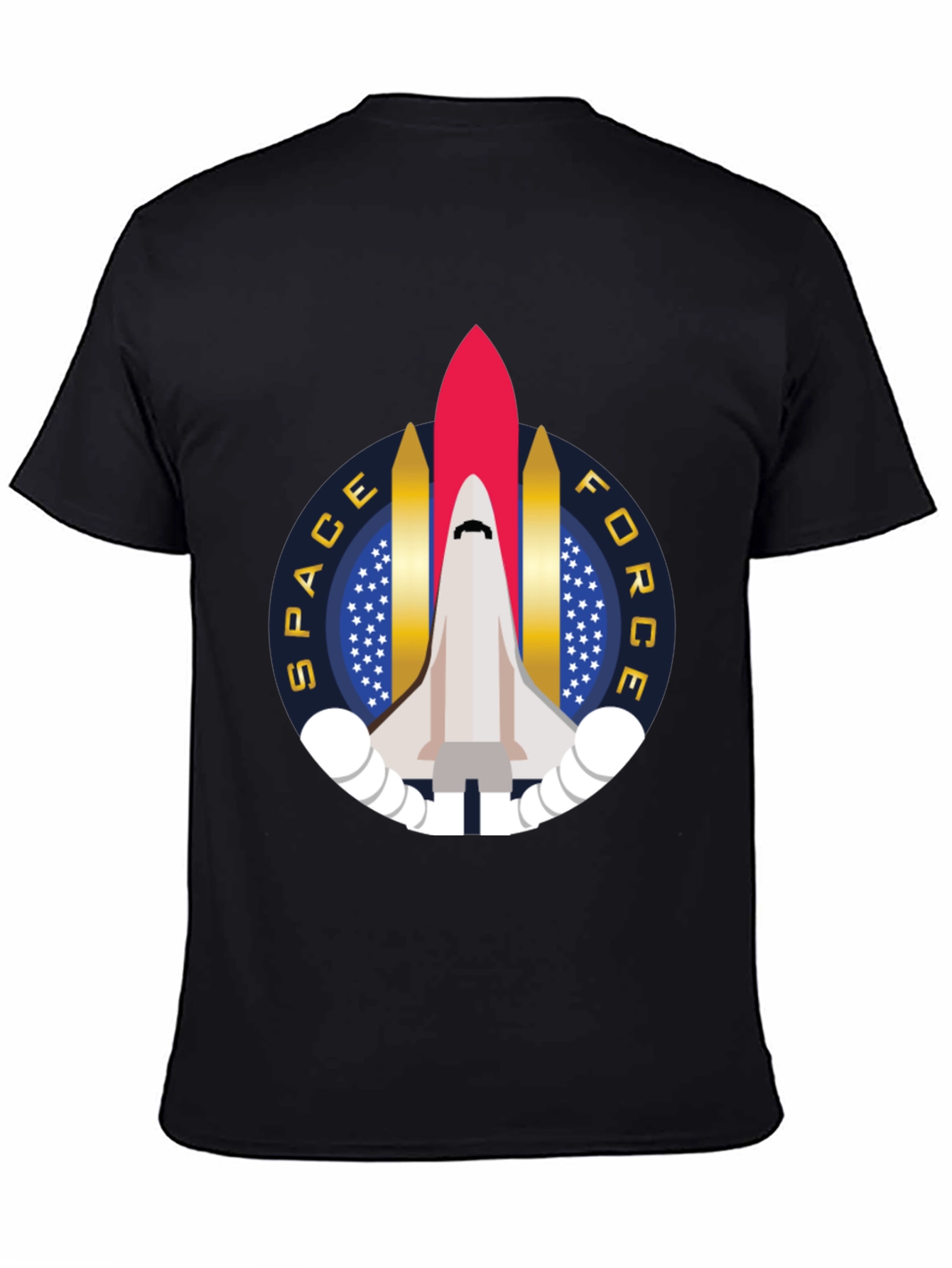 Space Force Rocket Graphic T-Shirt