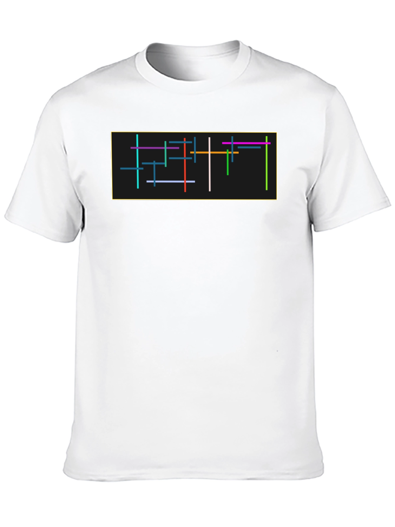 Abstract Lines Graphic Tee - Modern Art T-Shirt