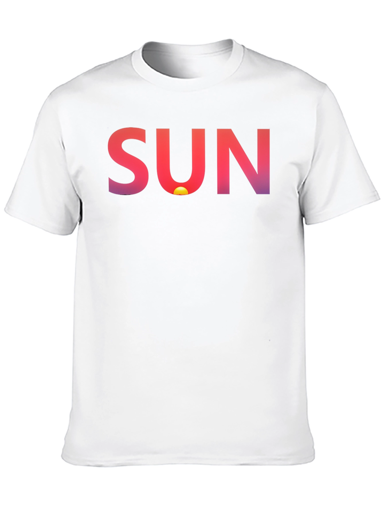 Sunset Graphic Tee - Soft Cotton Blend Casual Style