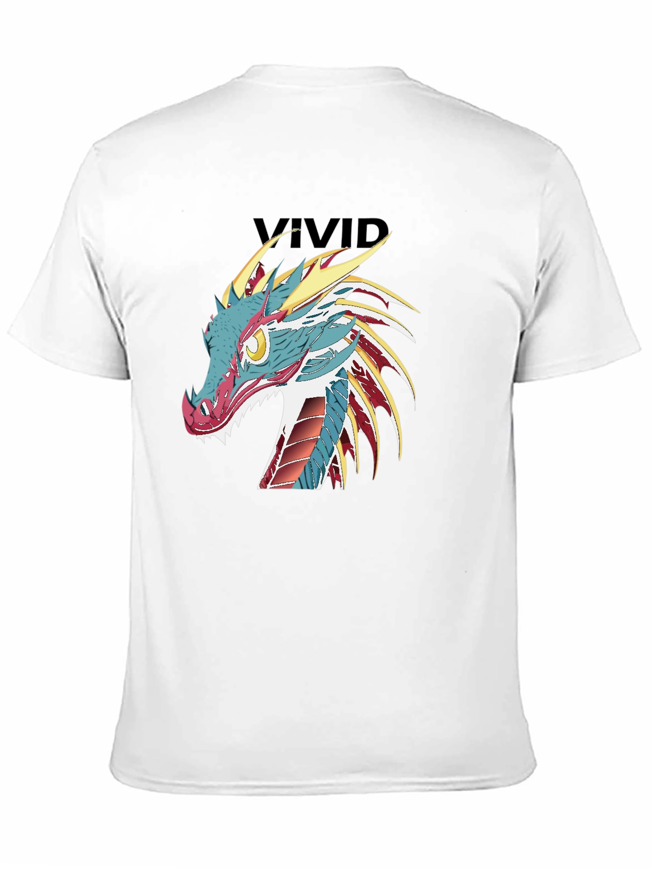 Dragon Graphic Black T-Shirt - Vivid Design