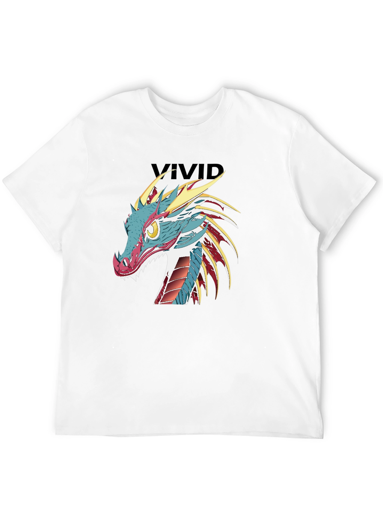 Dragon Graphic Black T-Shirt - Vivid Design