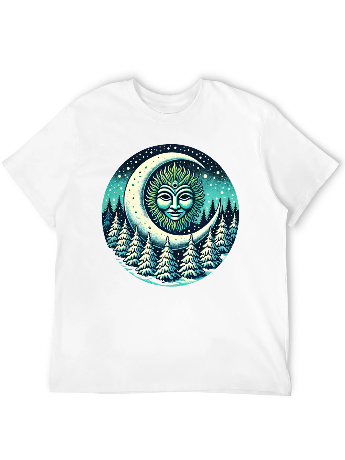 Celestial Moon Forest T-Shirt