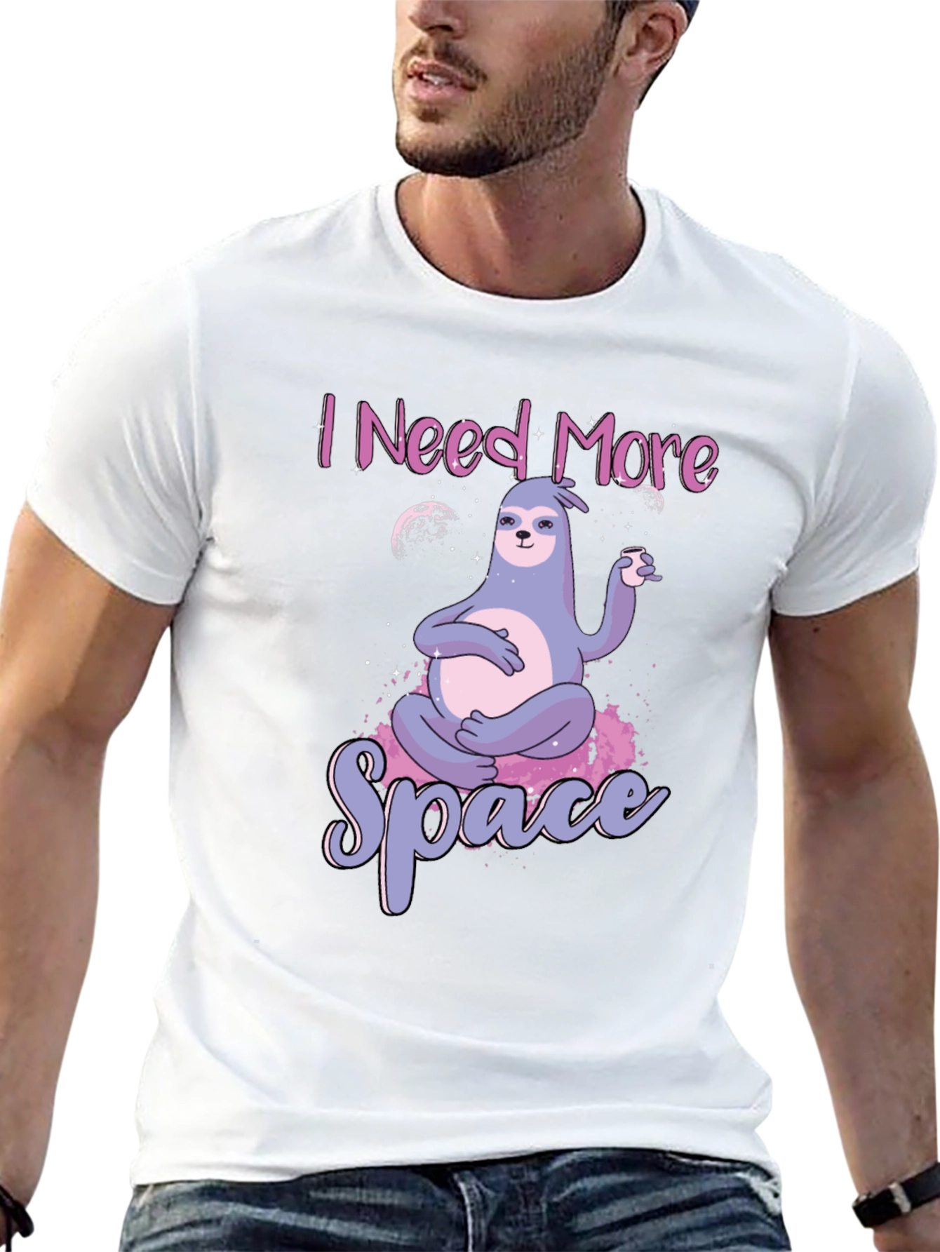I Need More Space Sloth T-Shirt
