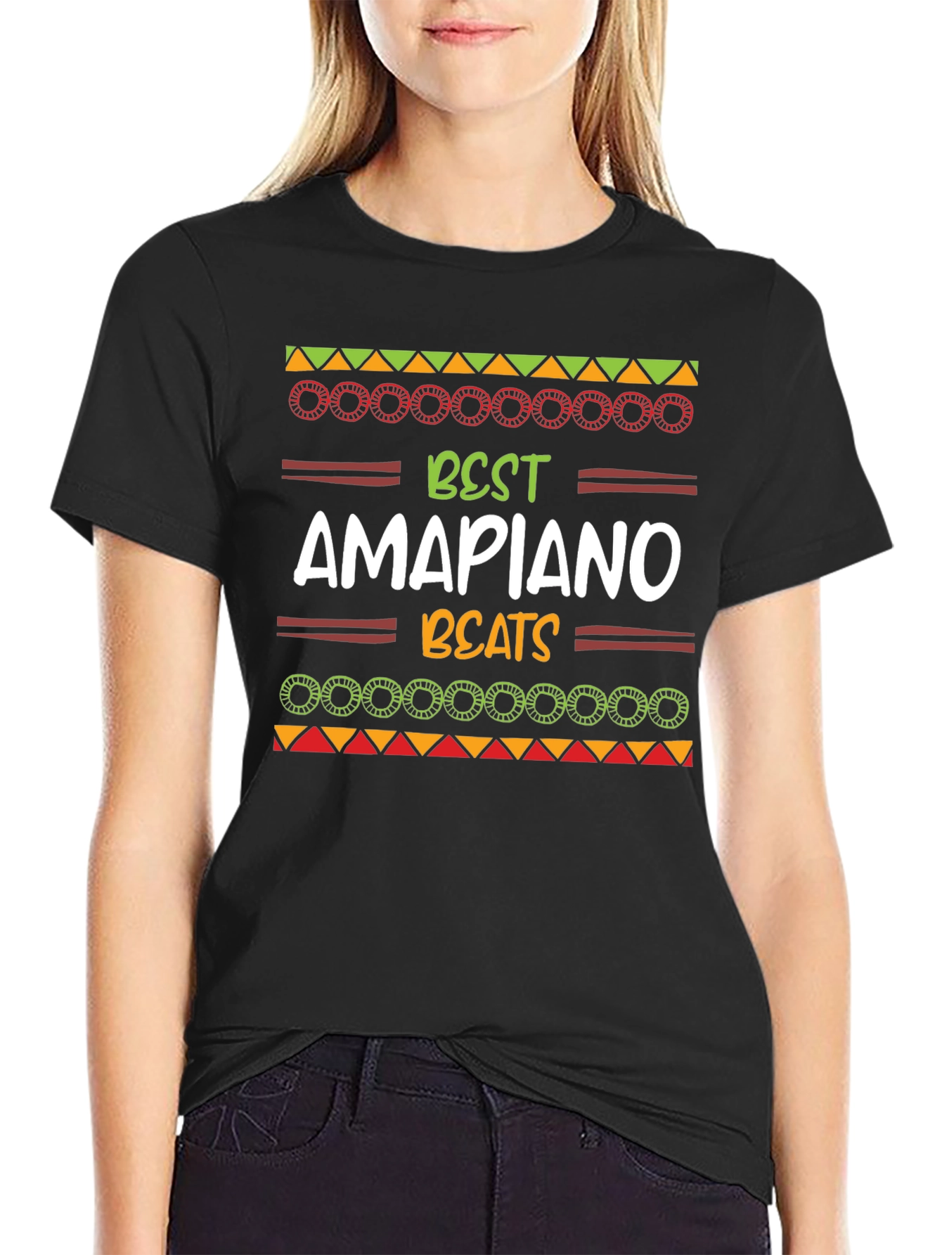 Best Amapiano Beats Black Graphic Tee