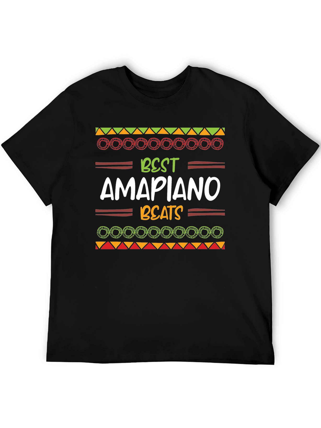 Best Amapiano Beats Black Graphic Tee