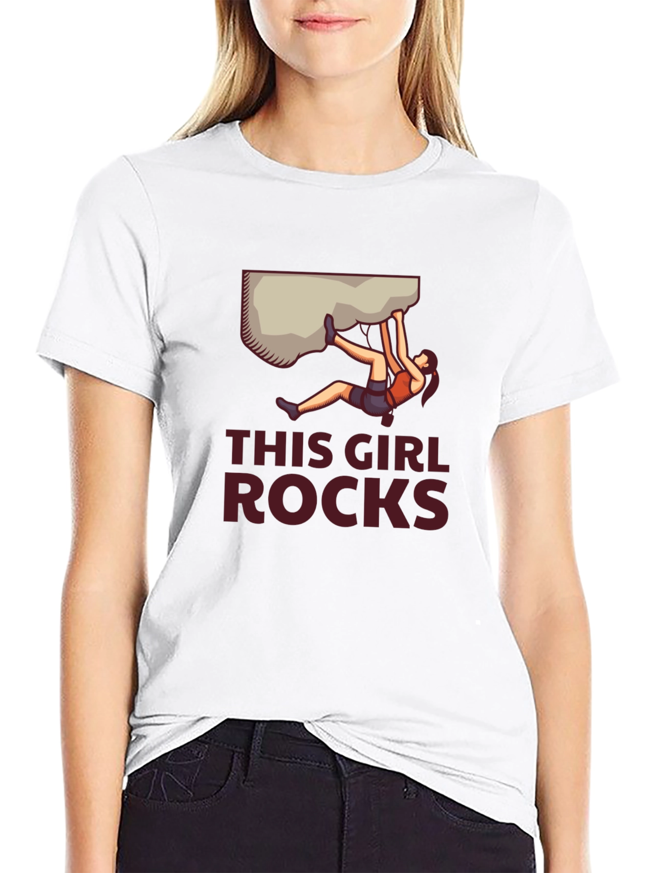 This Girl Rocks Climbing T-Shirt