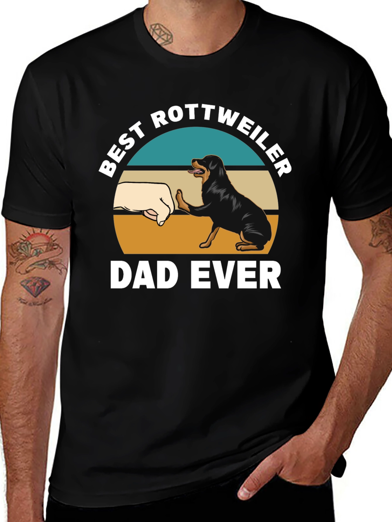 Best Rottweiler Dad Ever T-Shirt