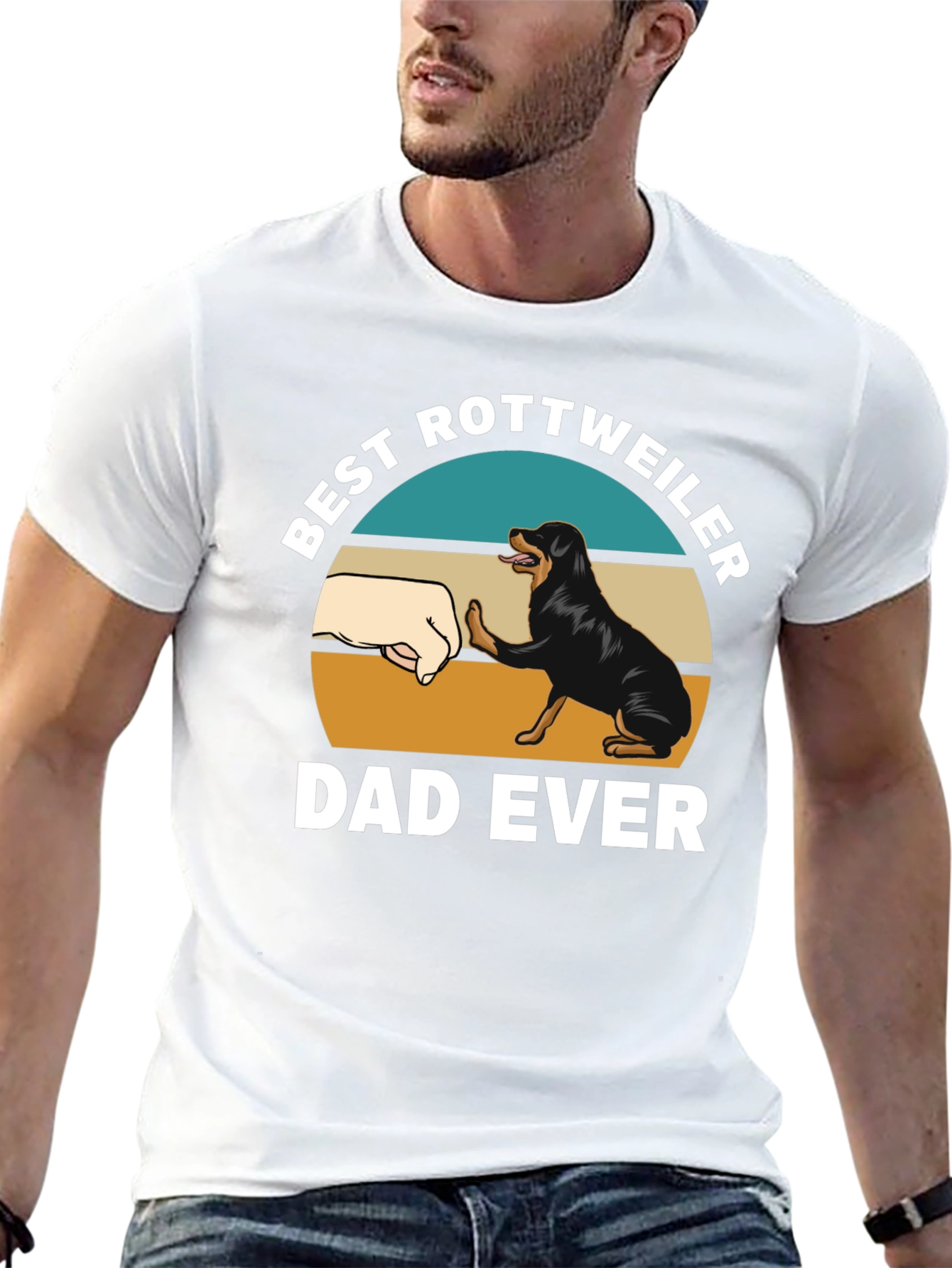 Best Rottweiler Dad Ever T-Shirt