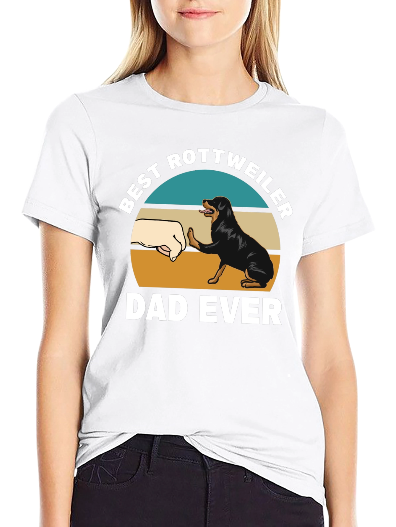 Best Rottweiler Dad Ever T-Shirt