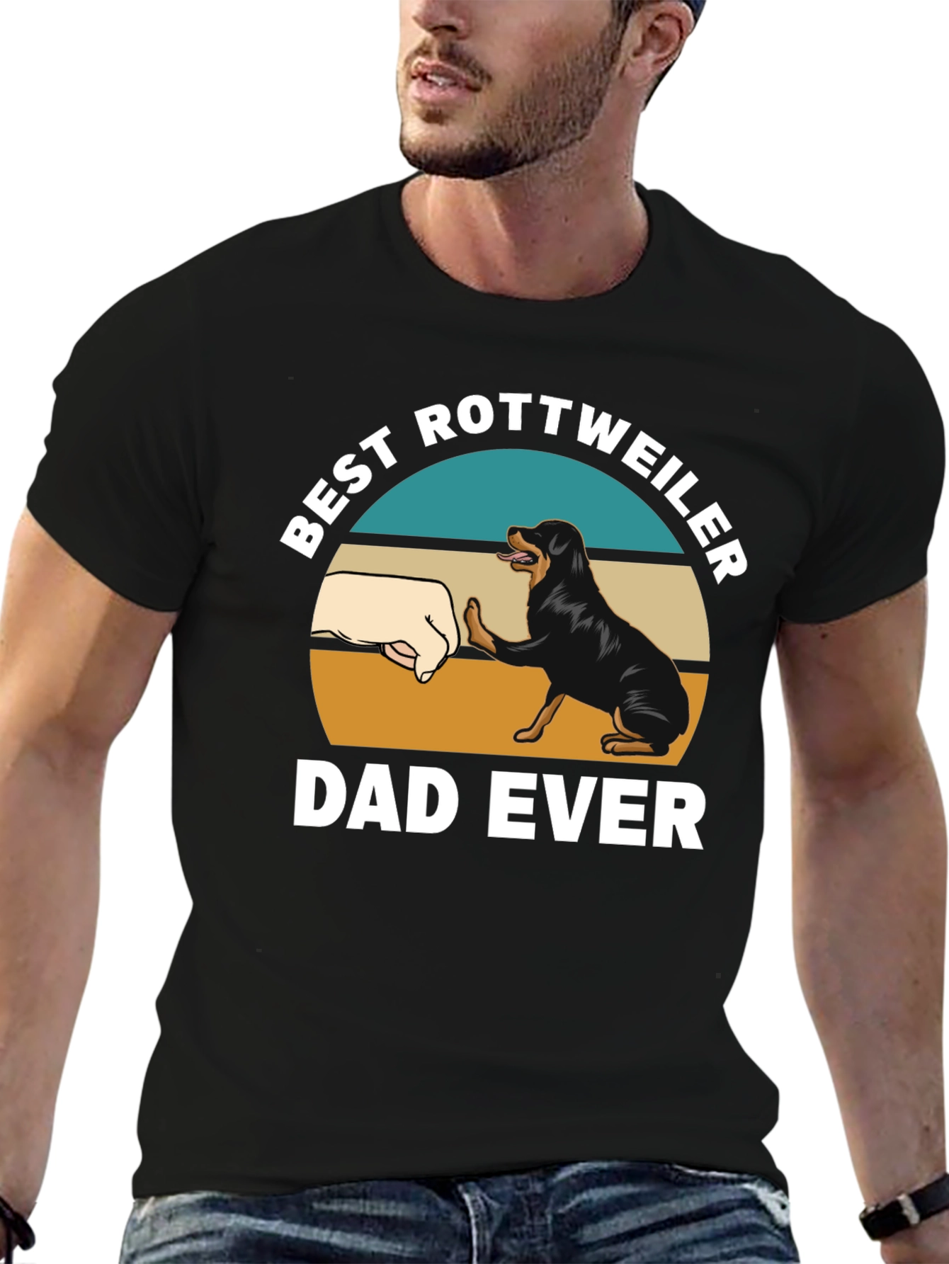 Best Rottweiler Dad Ever T-Shirt