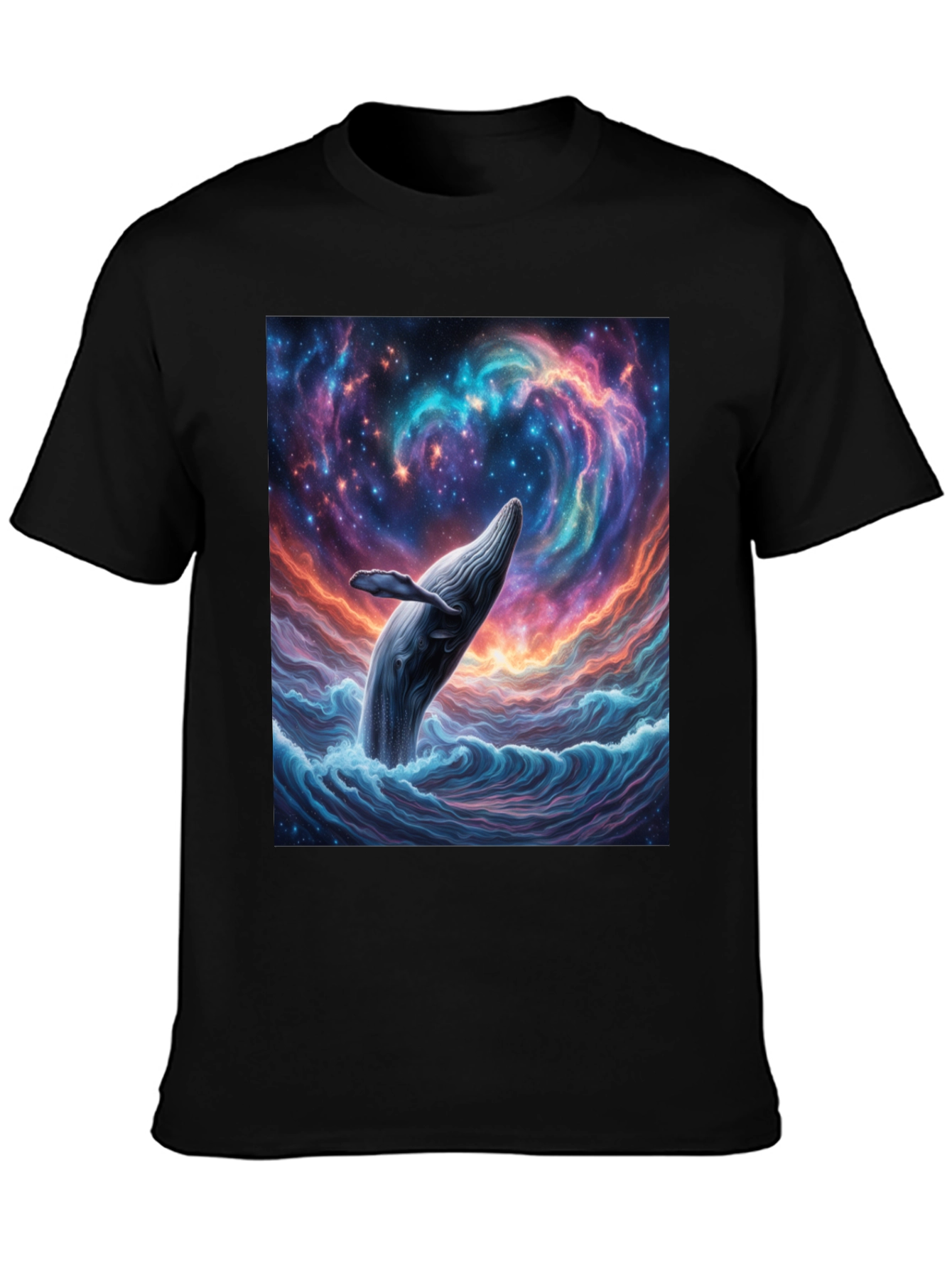 Whale Galaxy T-Shirt - Unique Graphic Tee