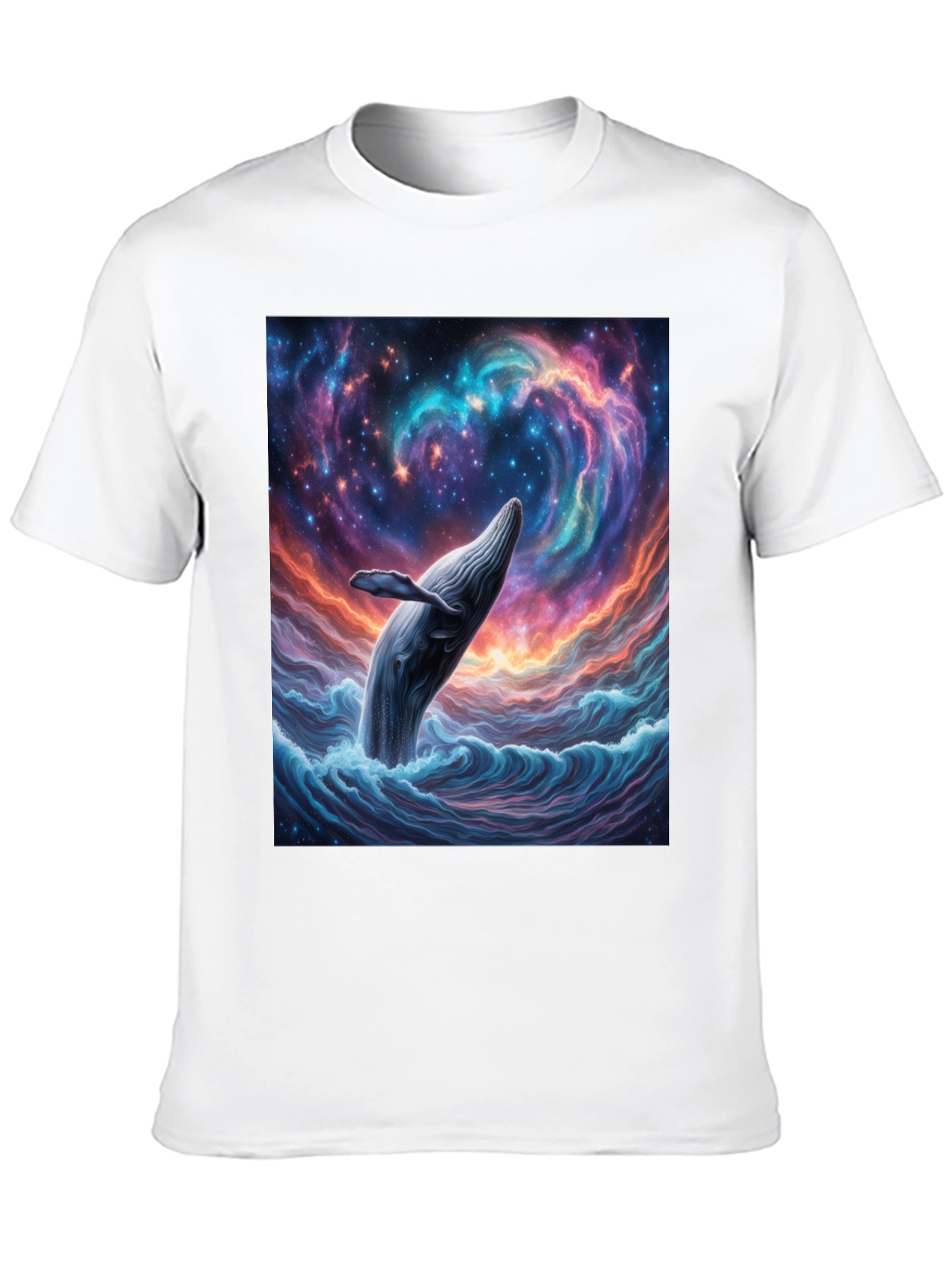 Whale Galaxy T-Shirt - Unique Graphic Tee