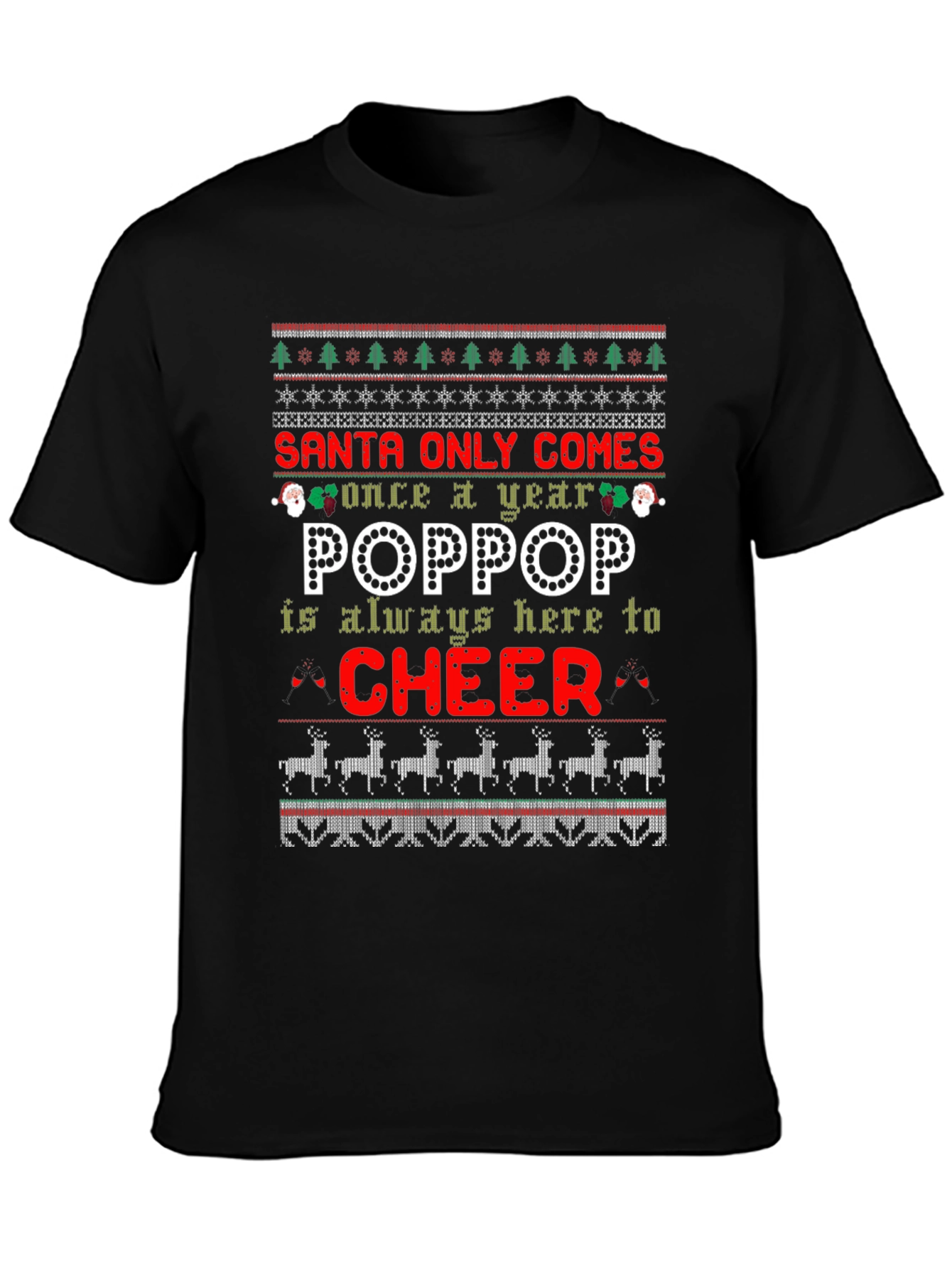 Santa Only Comes Once a Year Christmas T-Shirt