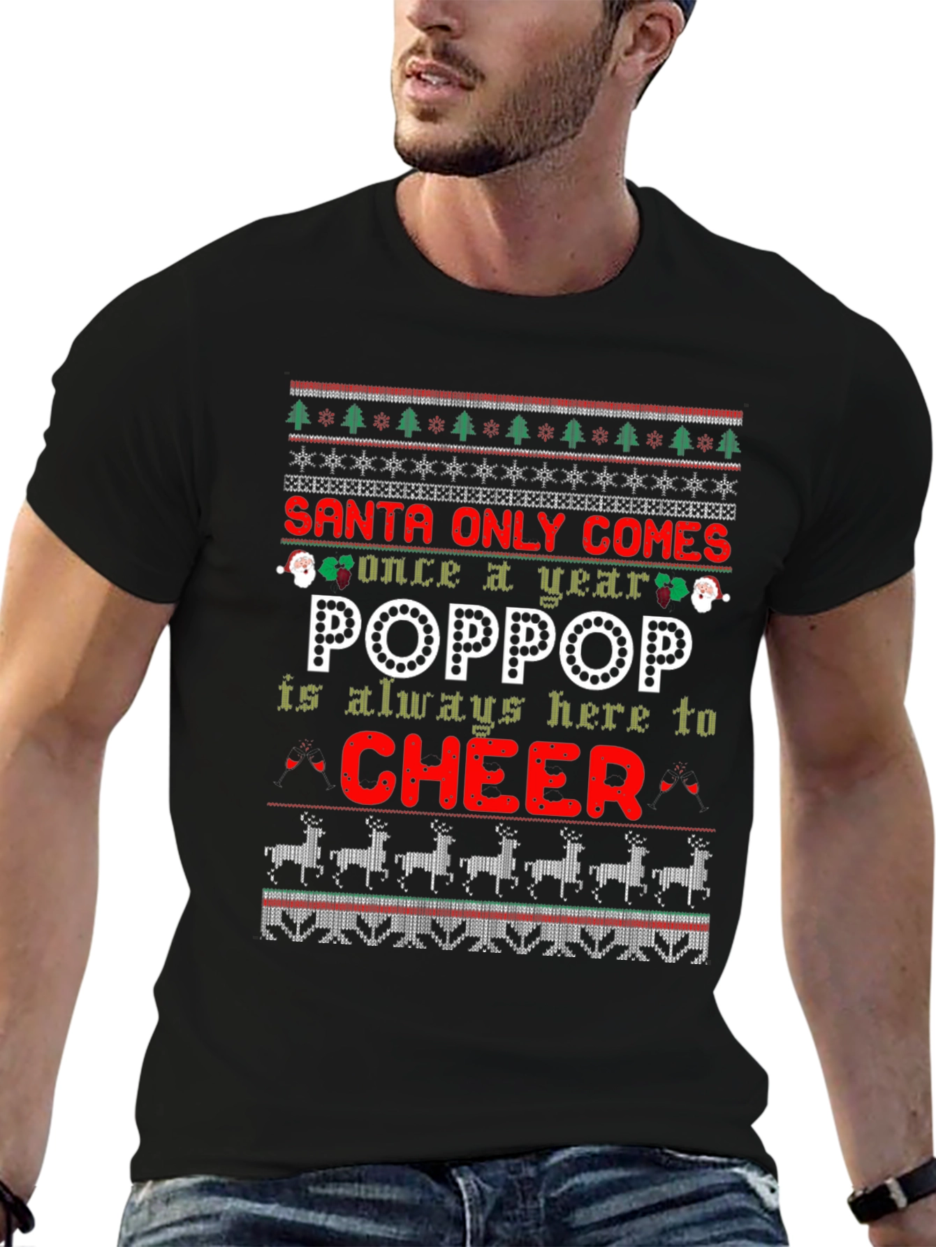 Santa Only Comes Once a Year Christmas T-Shirt