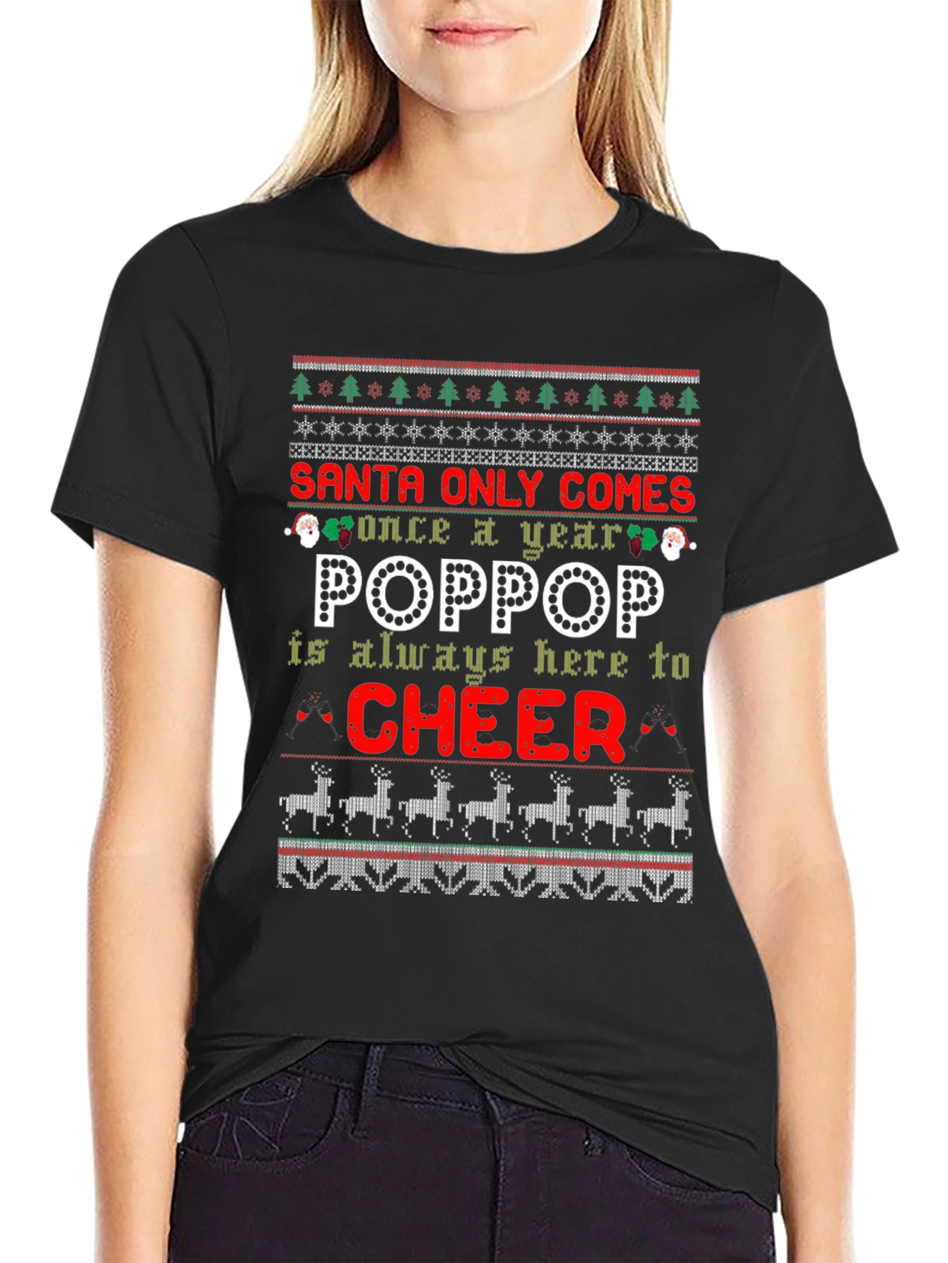 Santa Only Comes Once a Year Christmas T-Shirt