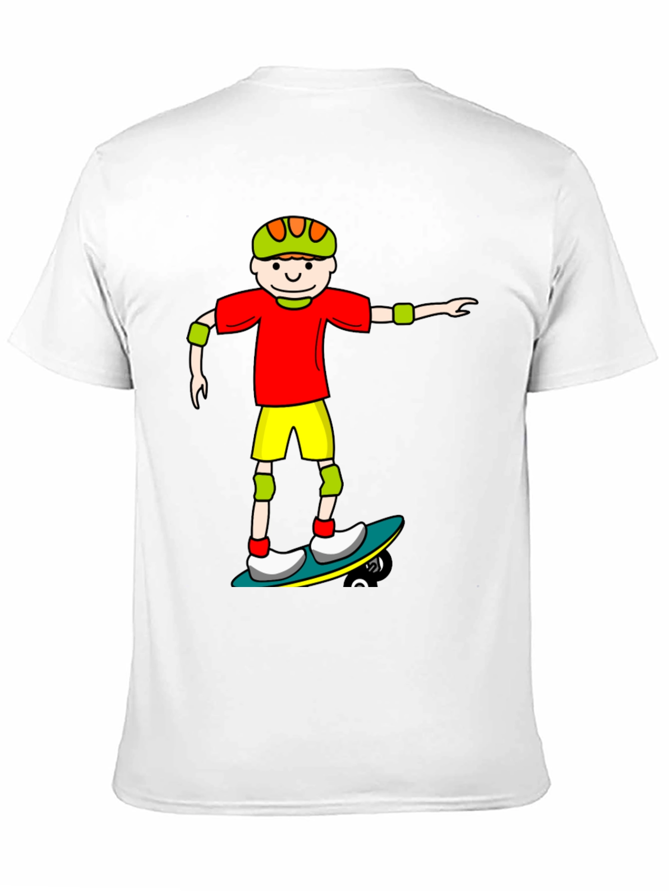 Skater Cartoon Graphic Tee