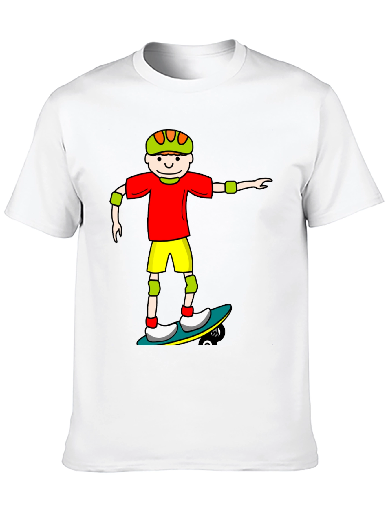 Skater Cartoon Graphic Tee