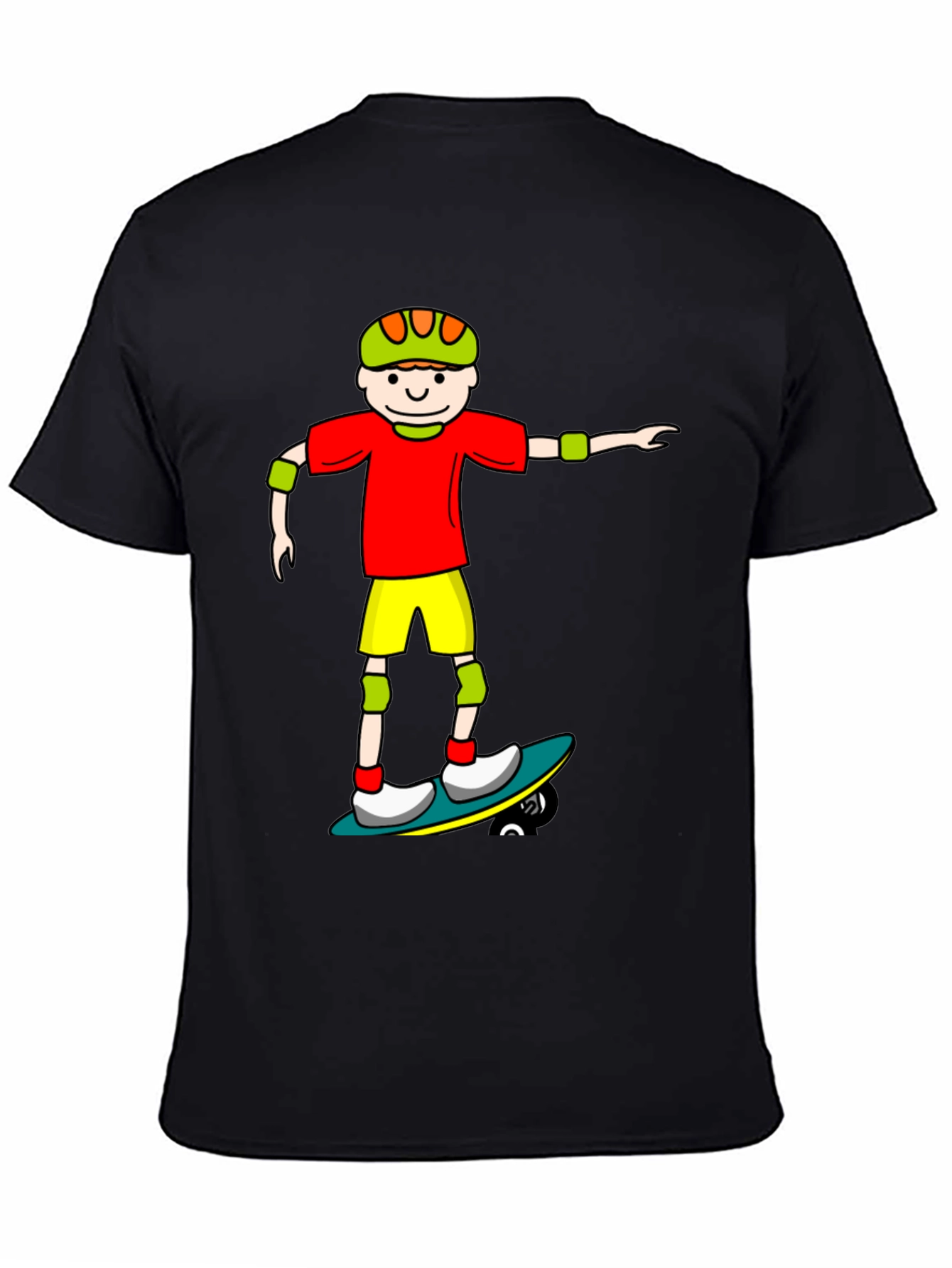 Skater Cartoon Graphic Tee