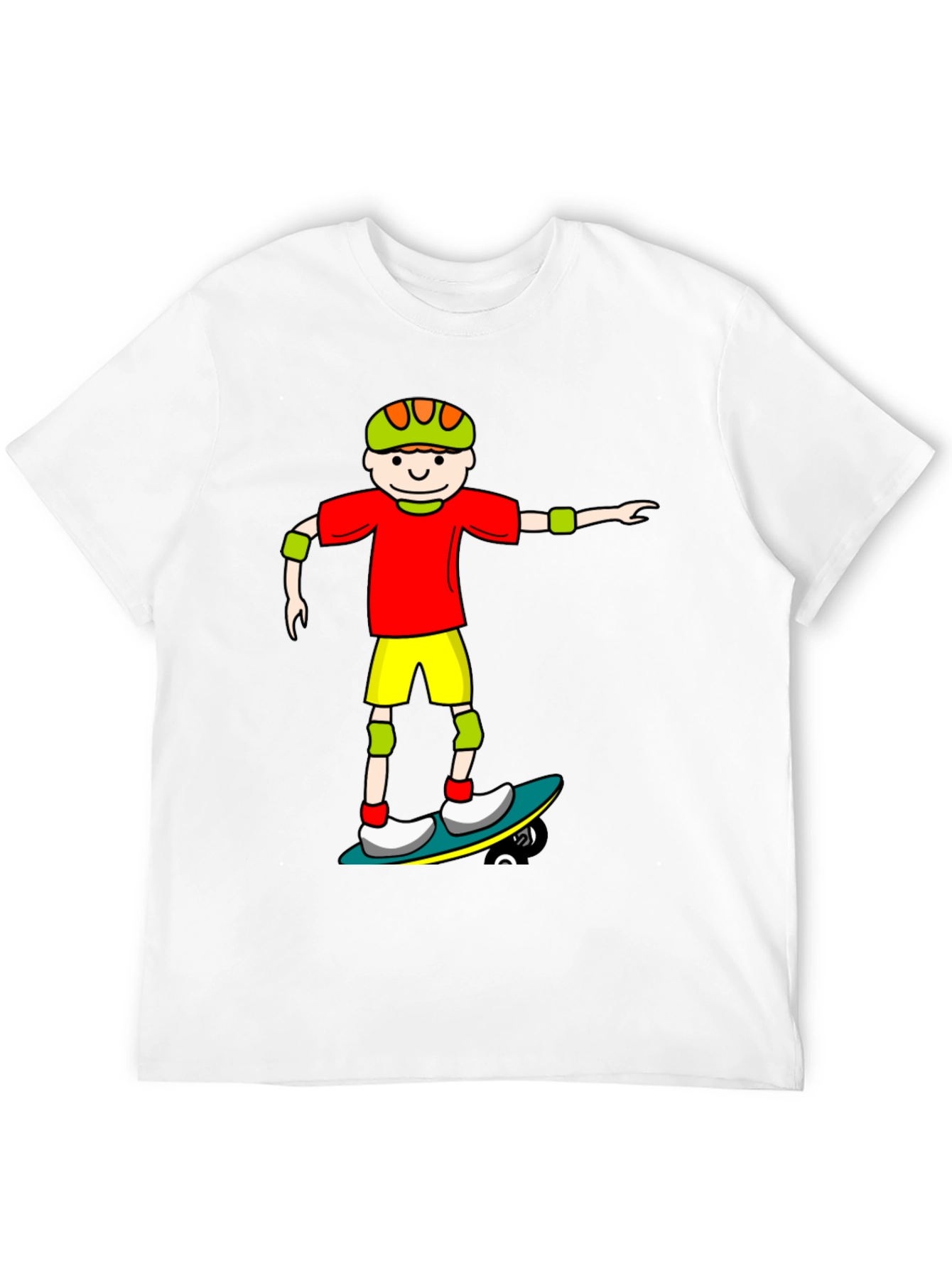 Skater Cartoon Graphic Tee