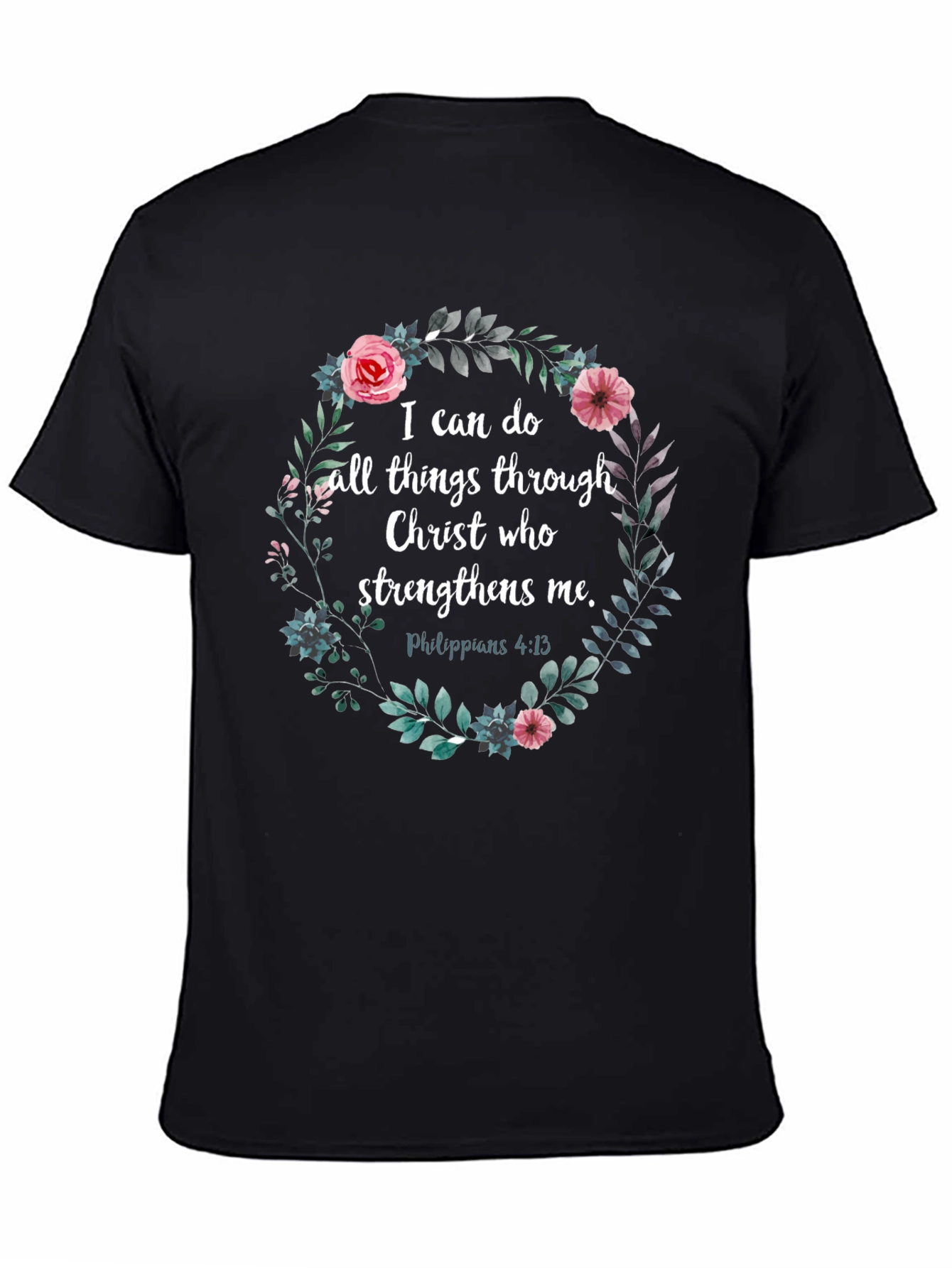 Floral Christian Verse T-Shirt