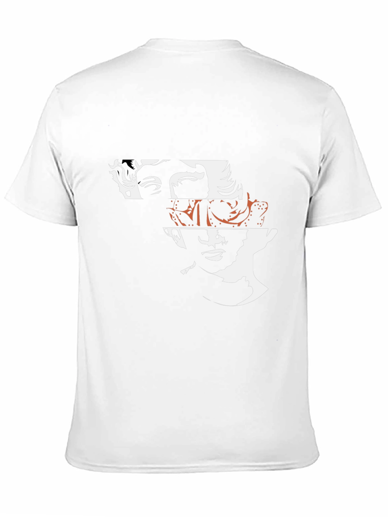 Abstract Face Graphic Tee