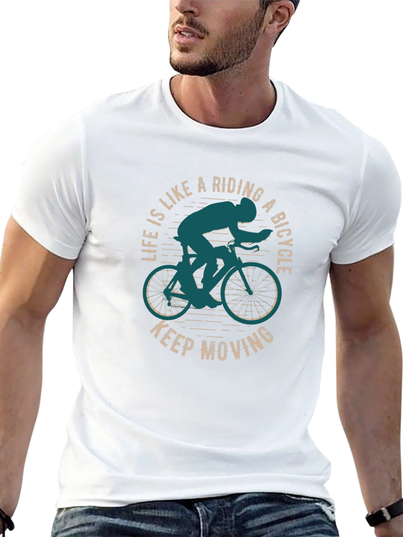 Life is Like Riding A Bicycle Graphic Tee