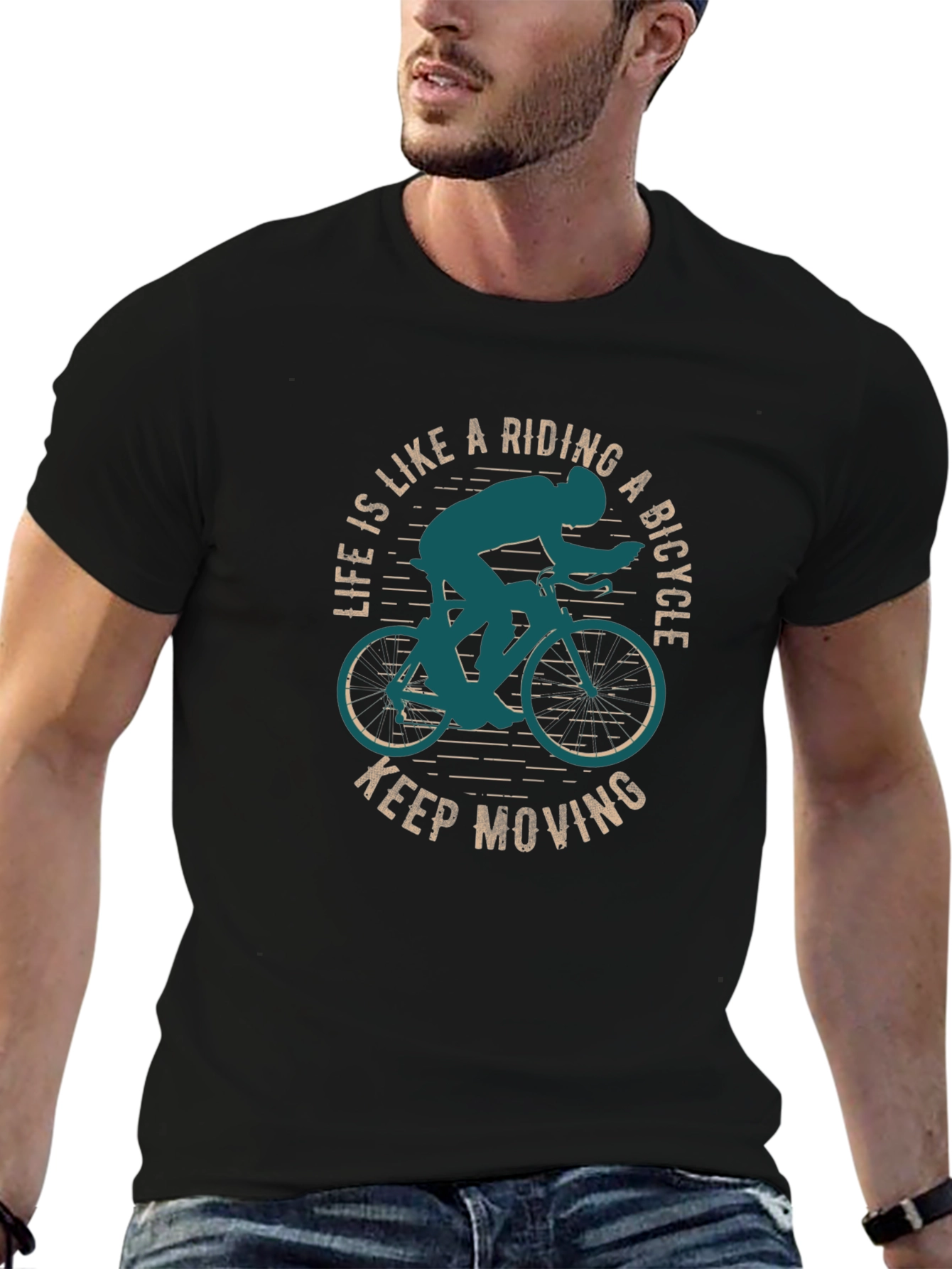 Life is Like Riding A Bicycle Graphic Tee