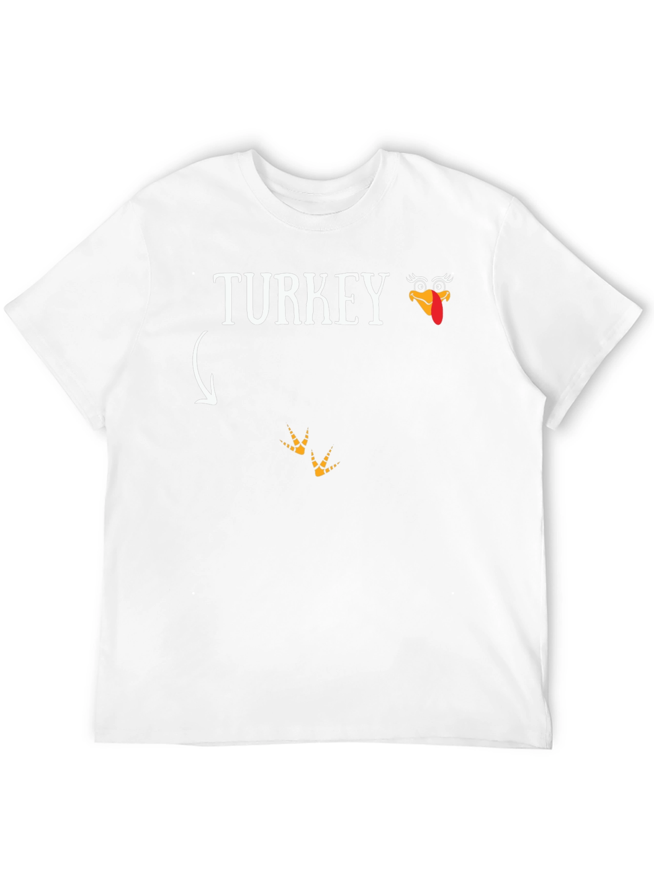 Funny Turkey Thanksgiving Graphic T-Shirt