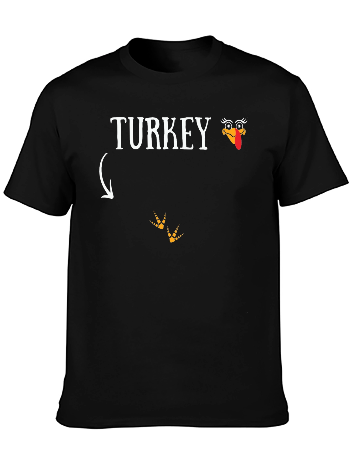 Funny Turkey Thanksgiving Graphic T-Shirt