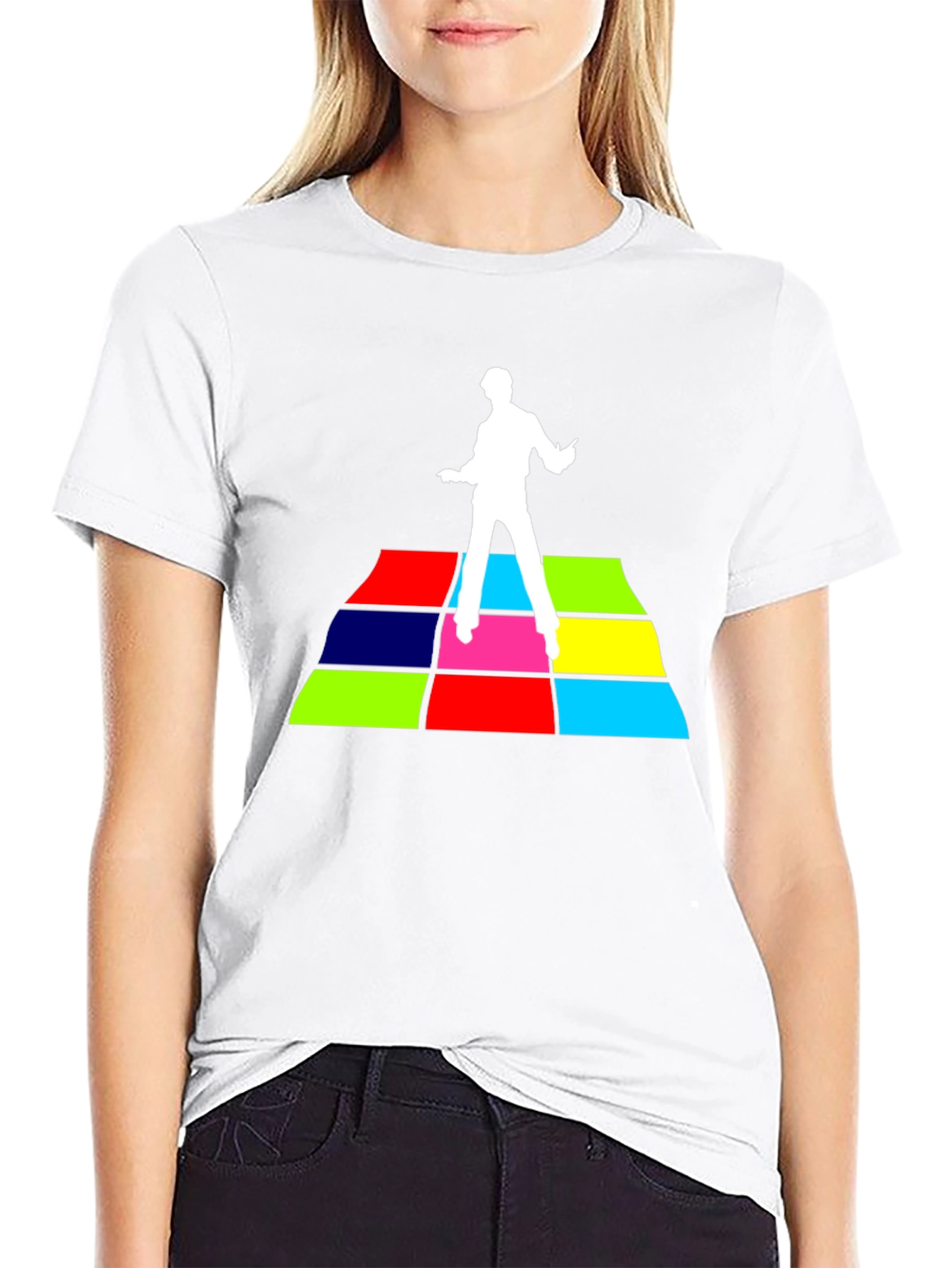 Retro Disco Fever T-Shirt - Black Cotton Tee