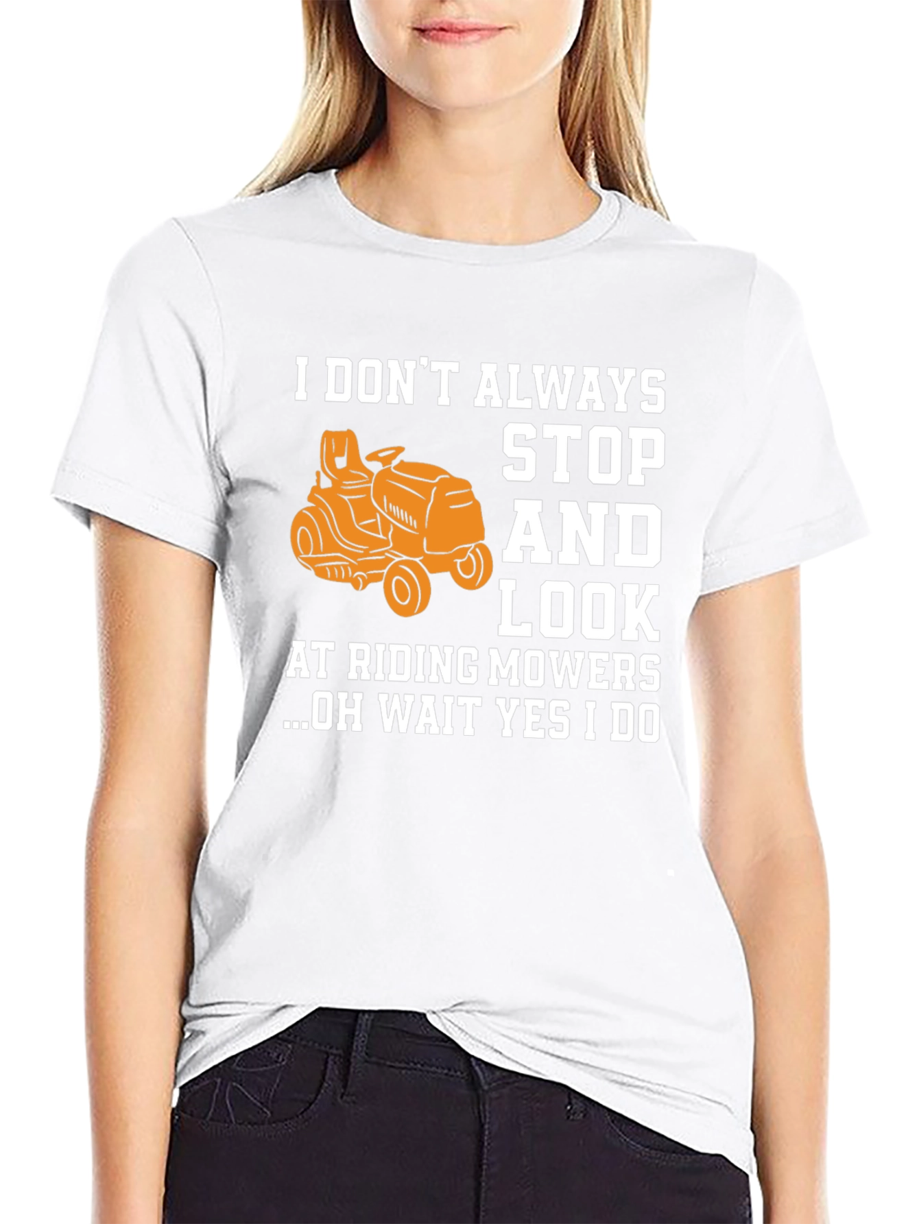 Funny Riding Mower T-Shirt